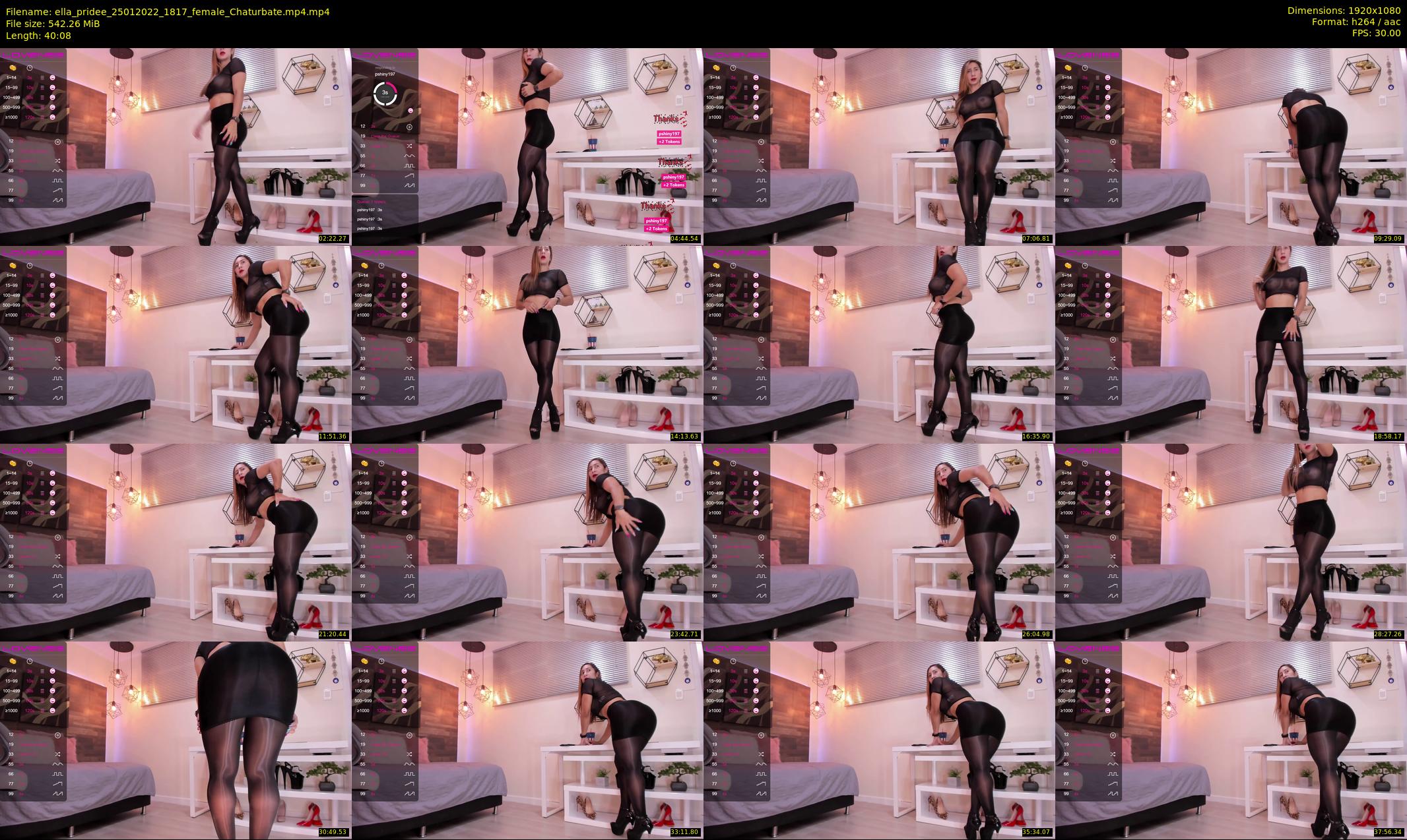 ella_pridee — 41 minute Chaturbate female cam show recording, 1080p, Jan 25, 2022