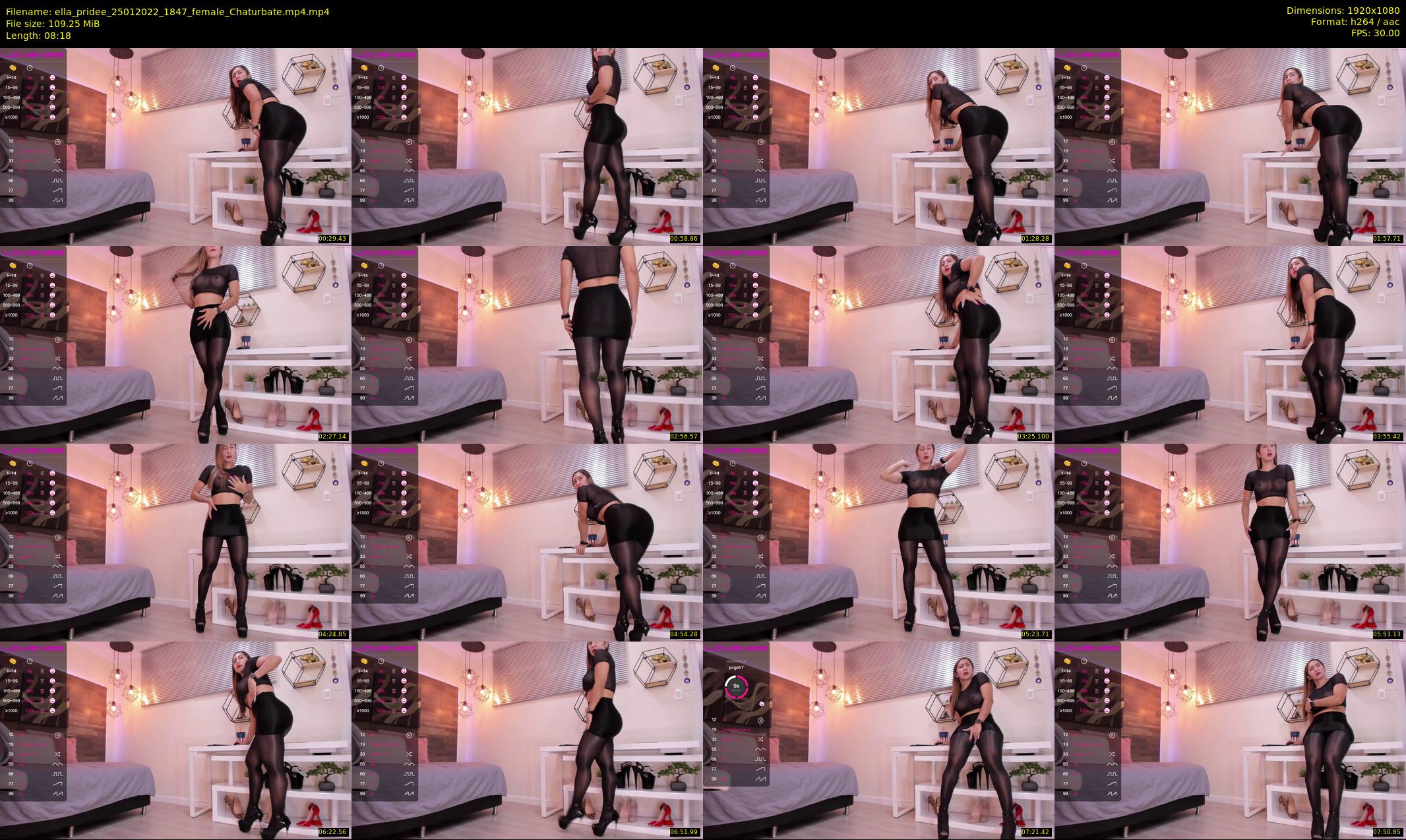 ella_pridee — 9 minute Chaturbate female cam show recording, 1080p, Jan 25, 2022