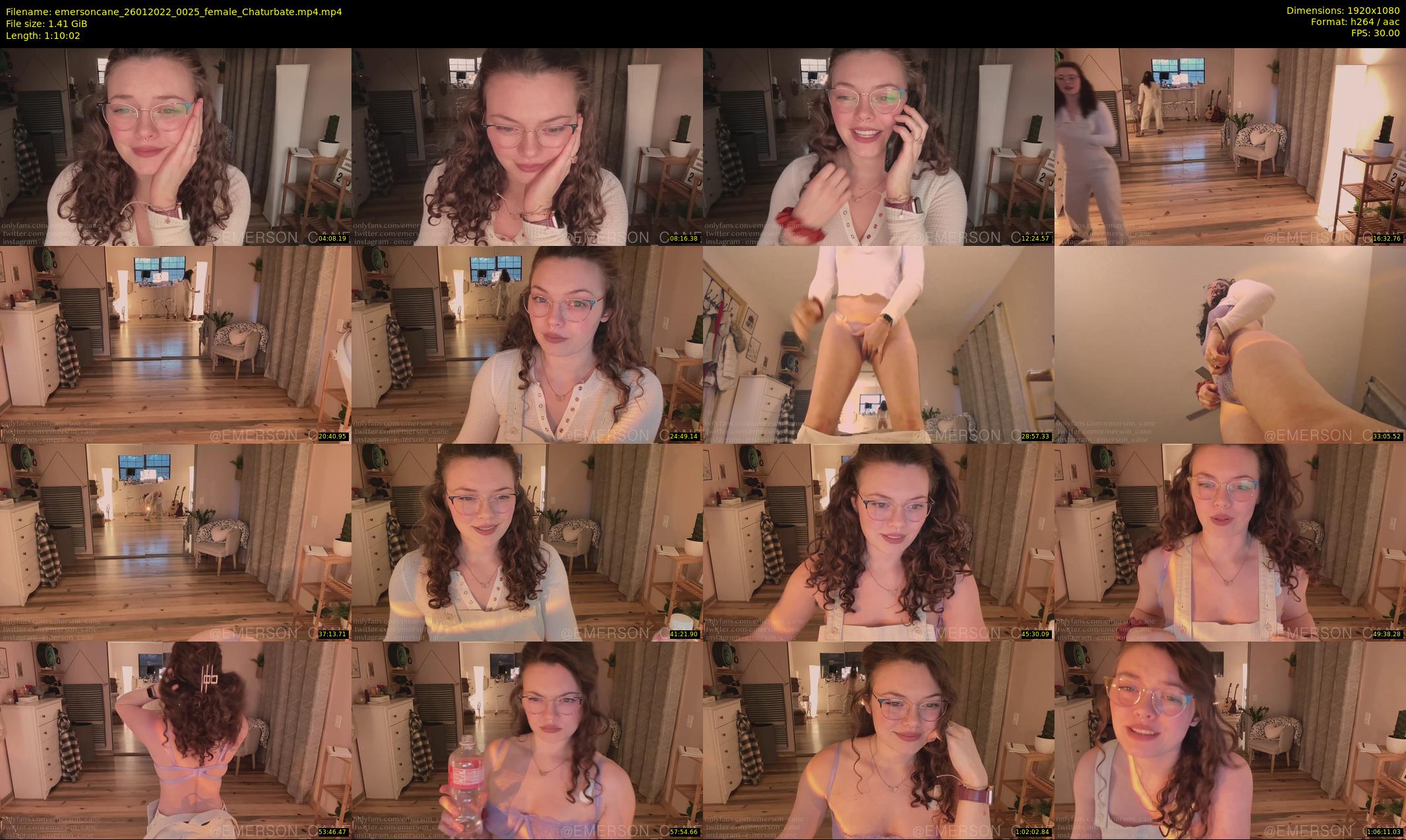 emersoncane — 71 minute Chaturbate female cam show recording, 1080p, Jan 26, 2022