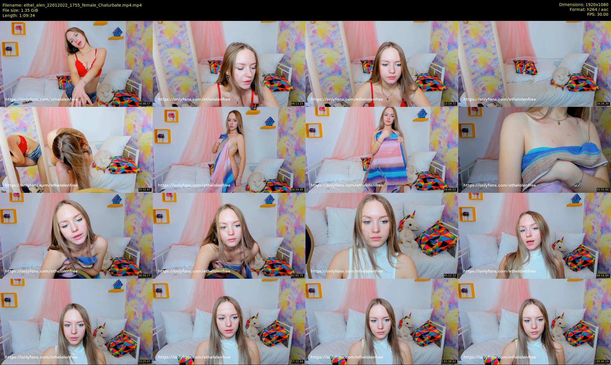 ethel_alen — 70 minute Chaturbate female cam show recording, 1080p, Jan 22, 2022