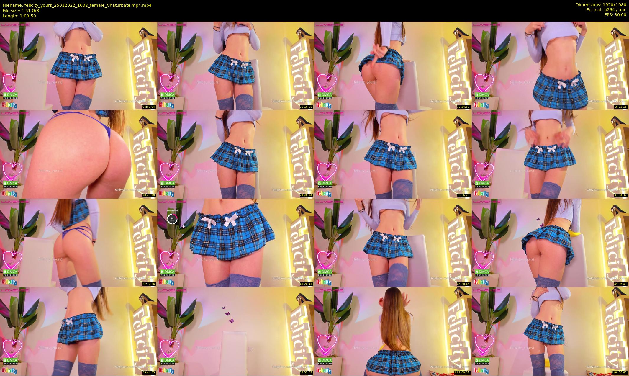 felicity_yours — 70 minute Chaturbate female cam show recording, 1080p, Jan 25, 2022
