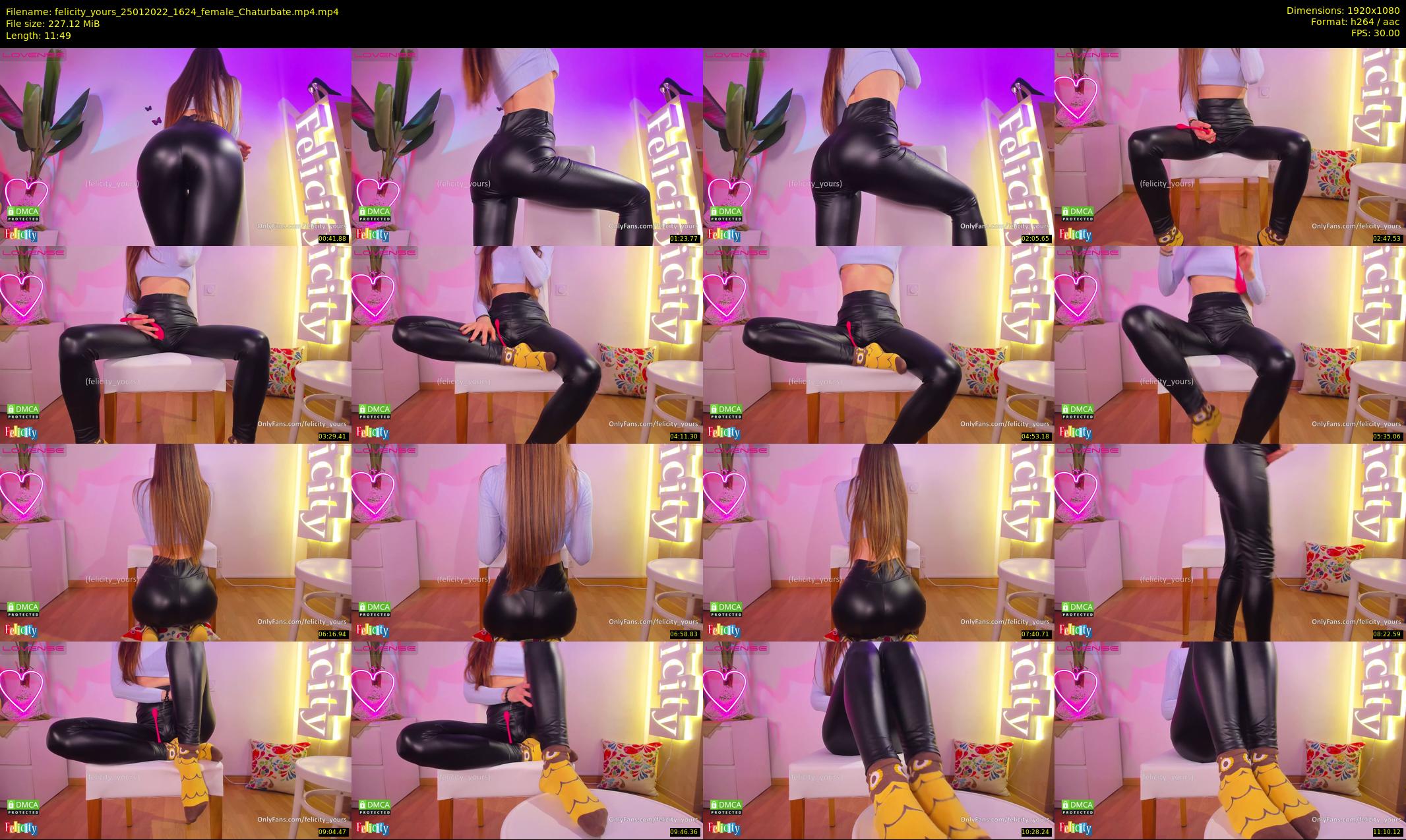 felicity_yours — 12 minute Chaturbate female cam show recording, 1080p, Jan 25, 2022
