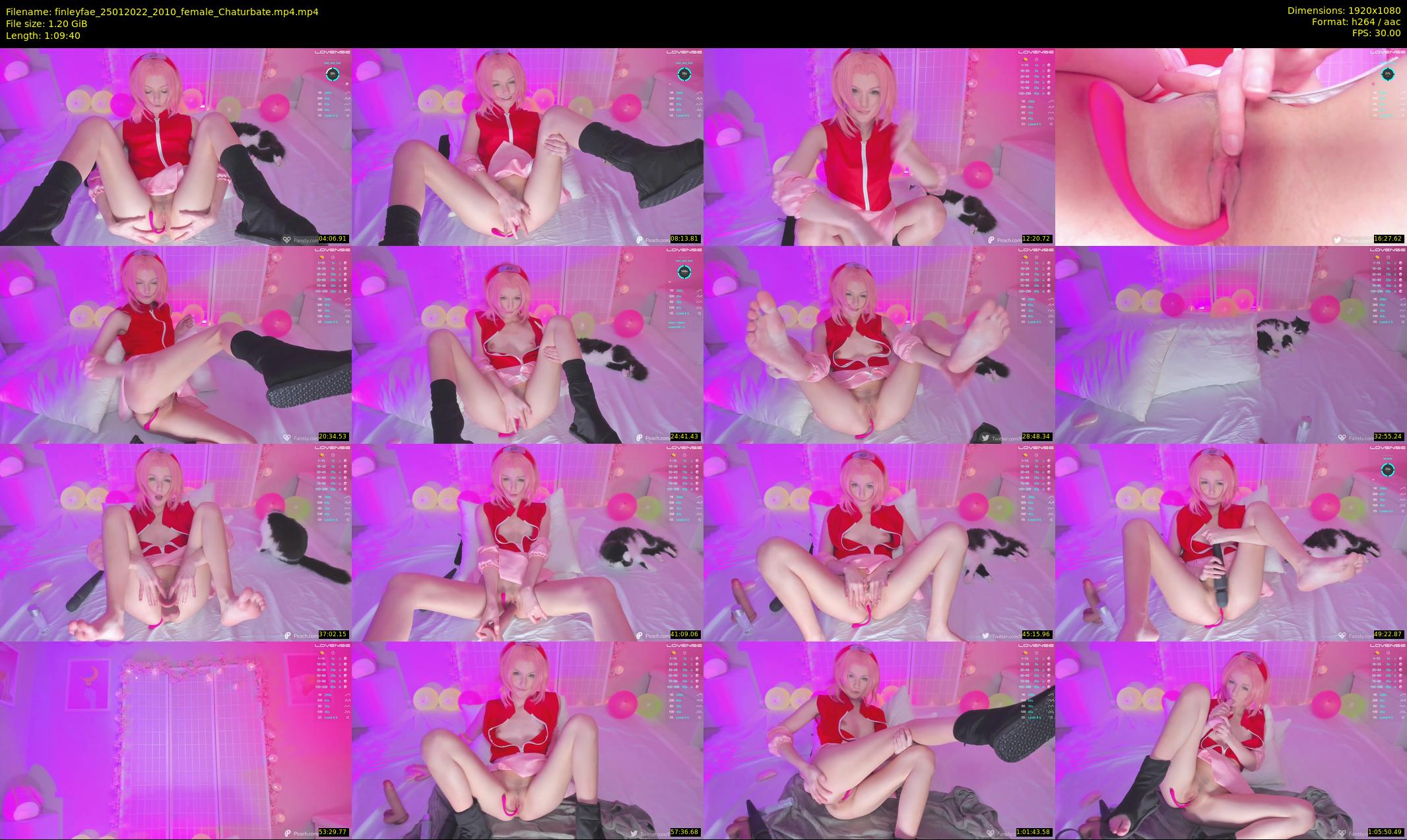 finleyfae — 70 minute Chaturbate female cam show recording, 1080p, Jan 25, 2022