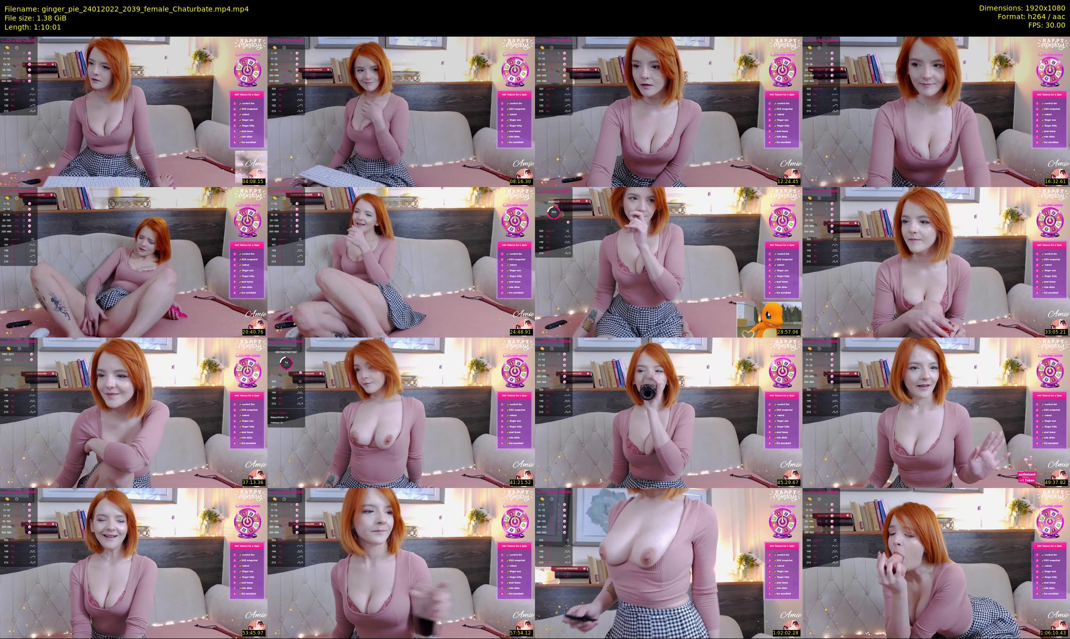 ginger_pie — 71 minute Chaturbate female cam show recording, 1080p, Jan 24, 2022