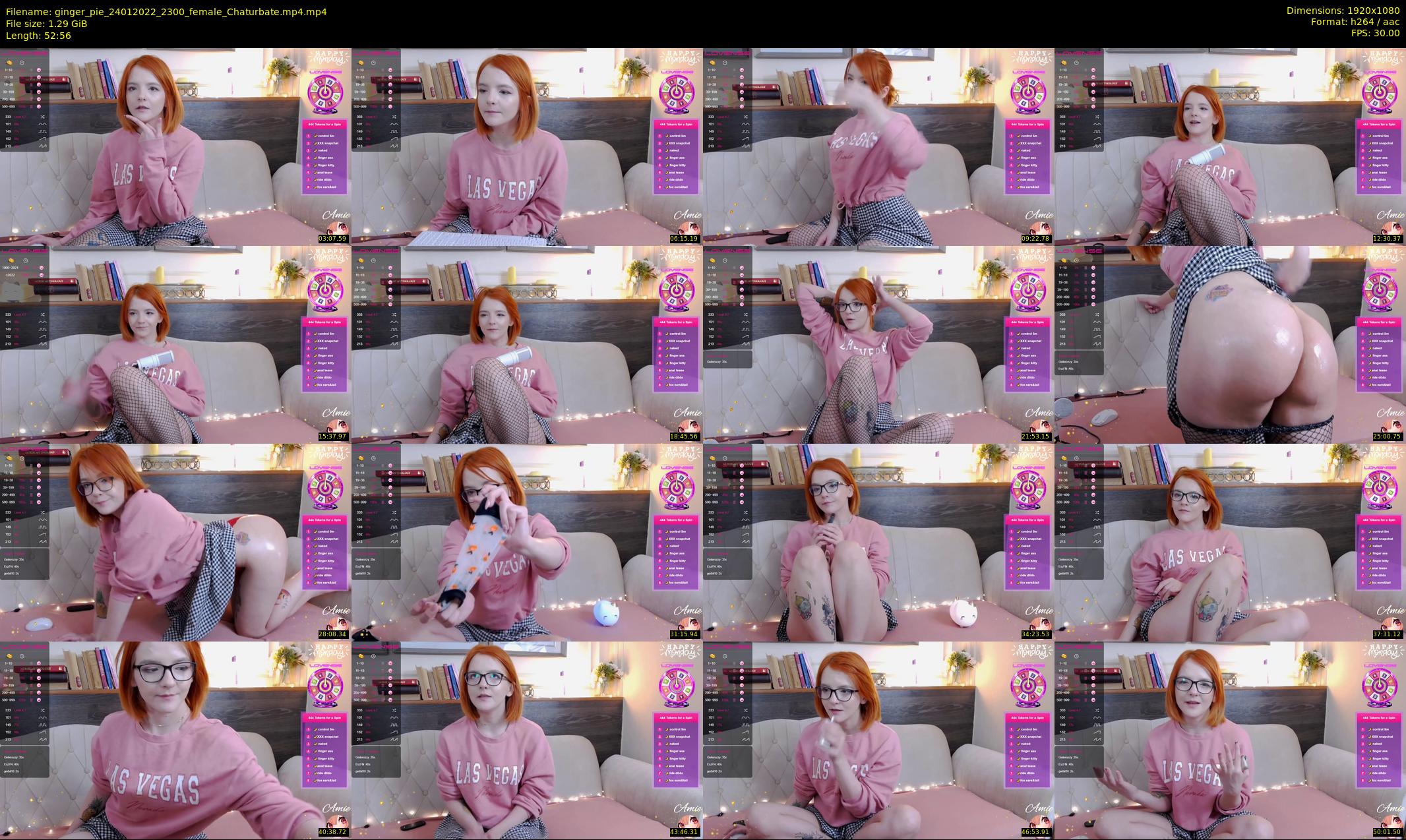 ginger_pie — 53 minute Chaturbate female cam show recording, 1080p, Jan 24, 2022