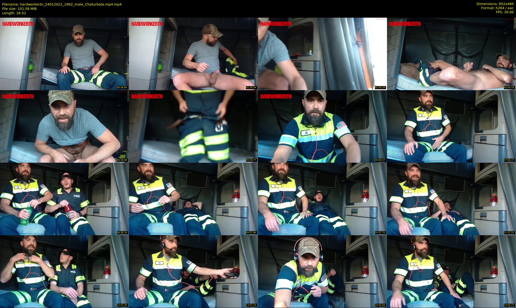hardworkertn — 17 minute Chaturbate male cam show recording, 480p, Jan 24, 2022