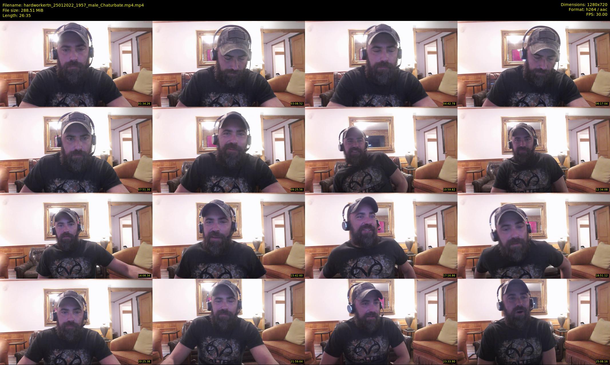 hardworkertn — 27 minute Chaturbate male cam show recording, 720p, Jan 25, 2022