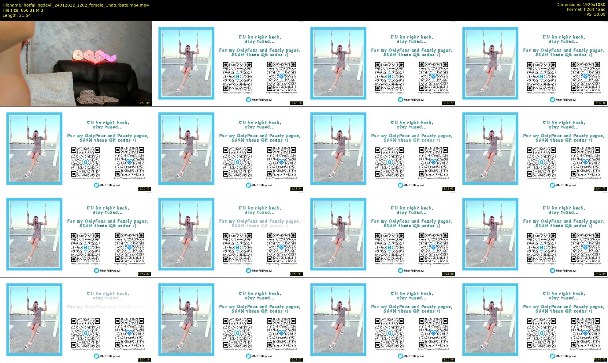hotfallingdevil — 32 minute Chaturbate female cam show recording, 1080p, Jan 24, 2022