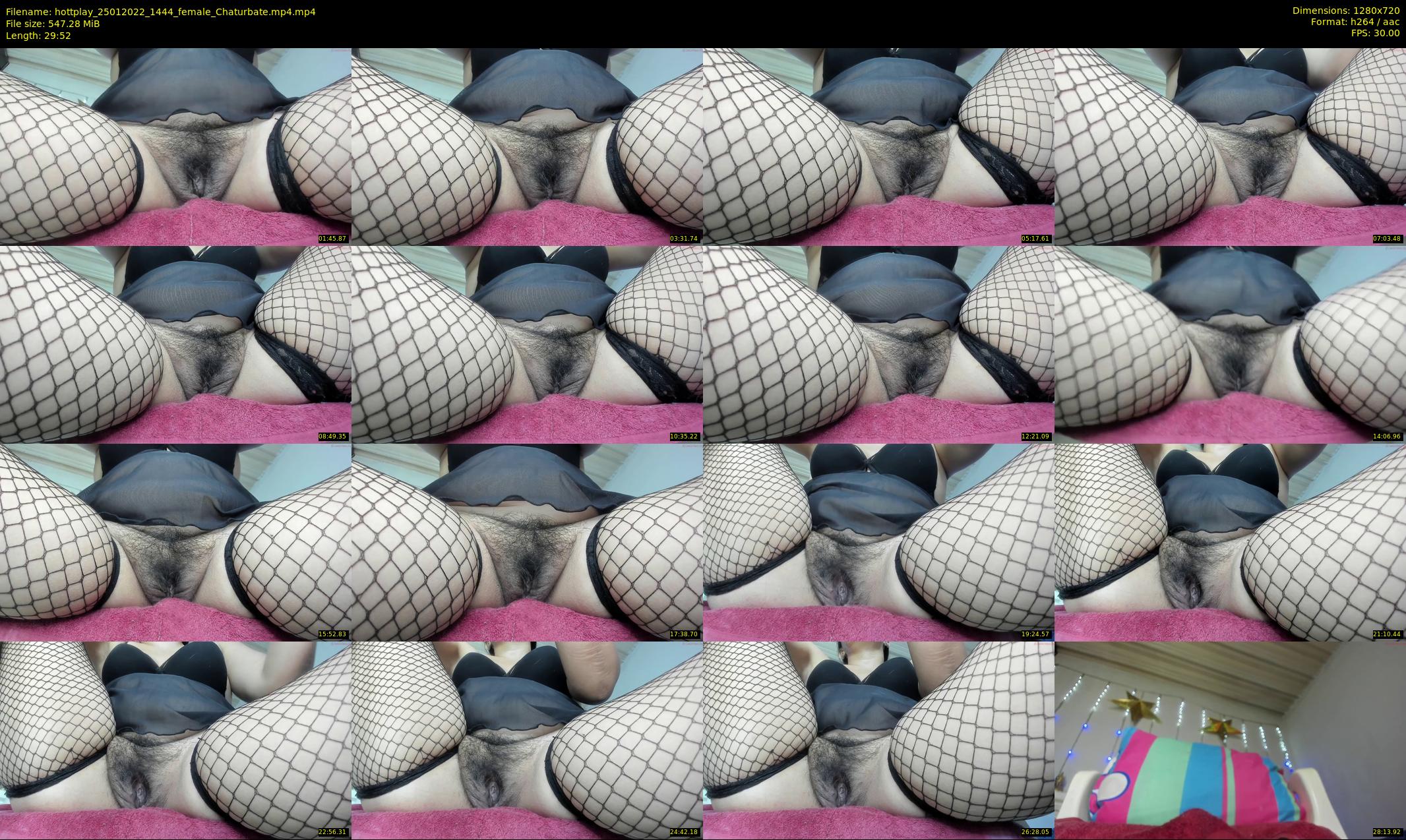 hottplay — 30 minute Chaturbate female cam show recording, 720p, Jan 25, 2022