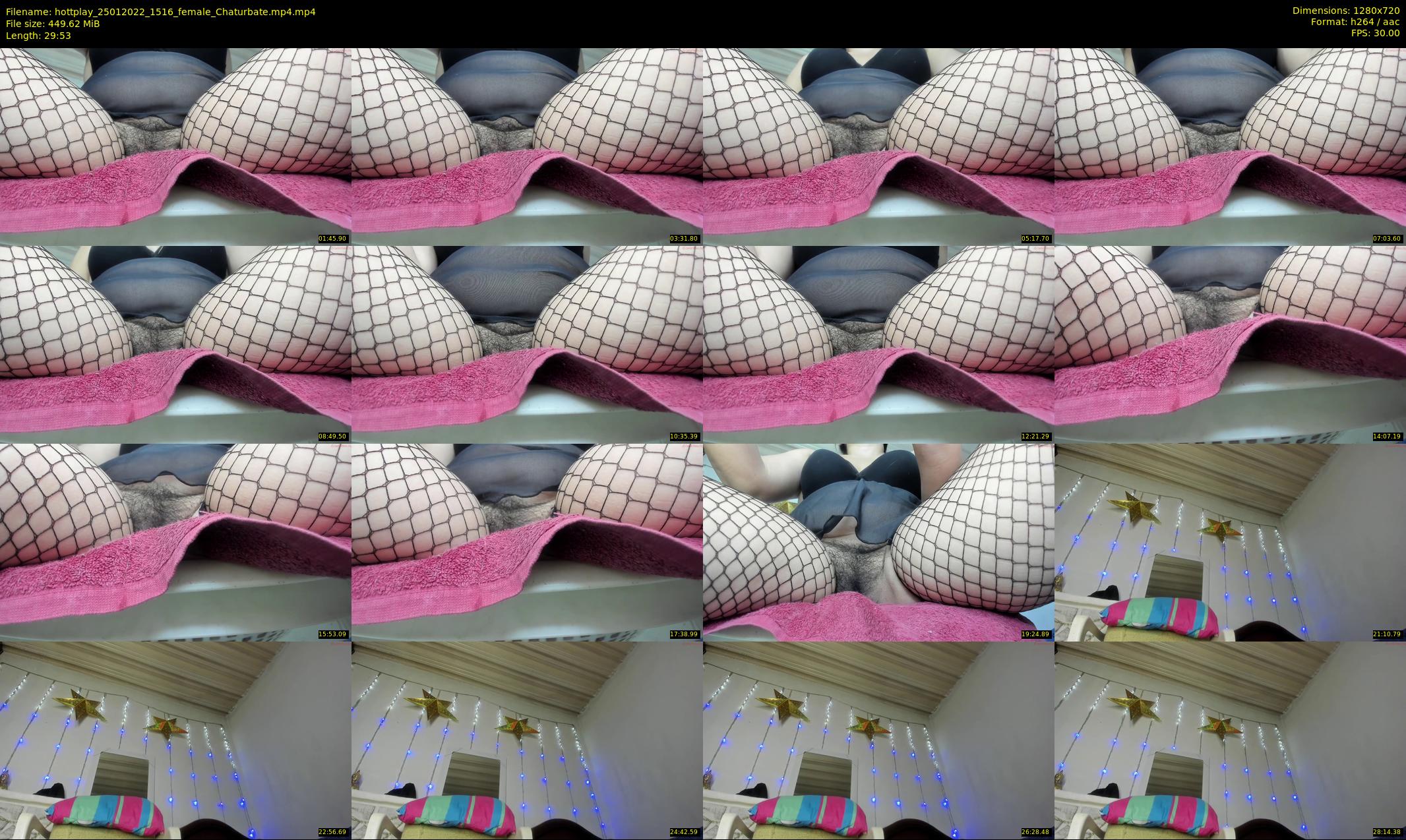 hottplay — 30 minute Chaturbate female cam show recording, 720p, Jan 25, 2022