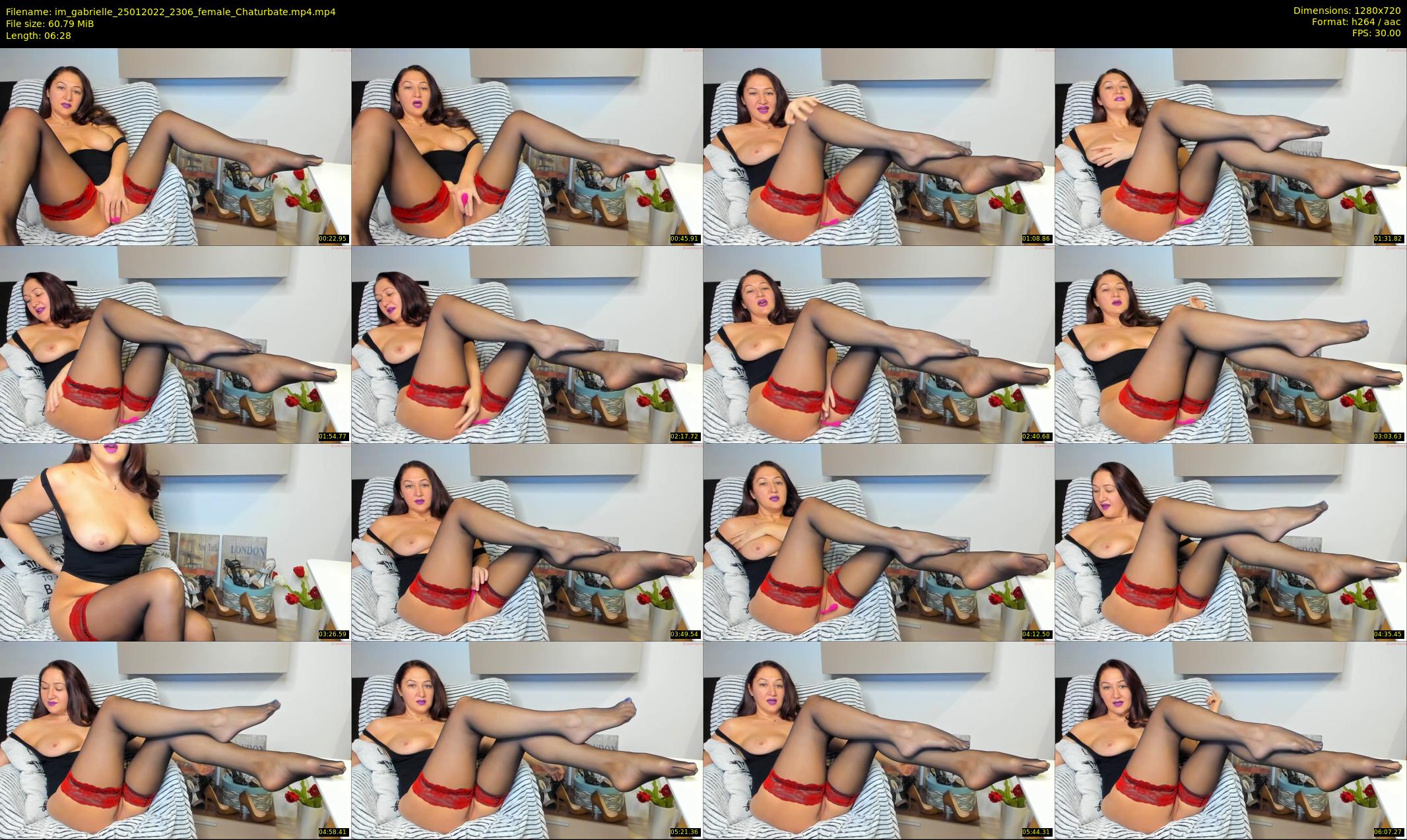 im_gabrielle — 7 minute Chaturbate female cam show recording, 720p, Jan 25, 2022