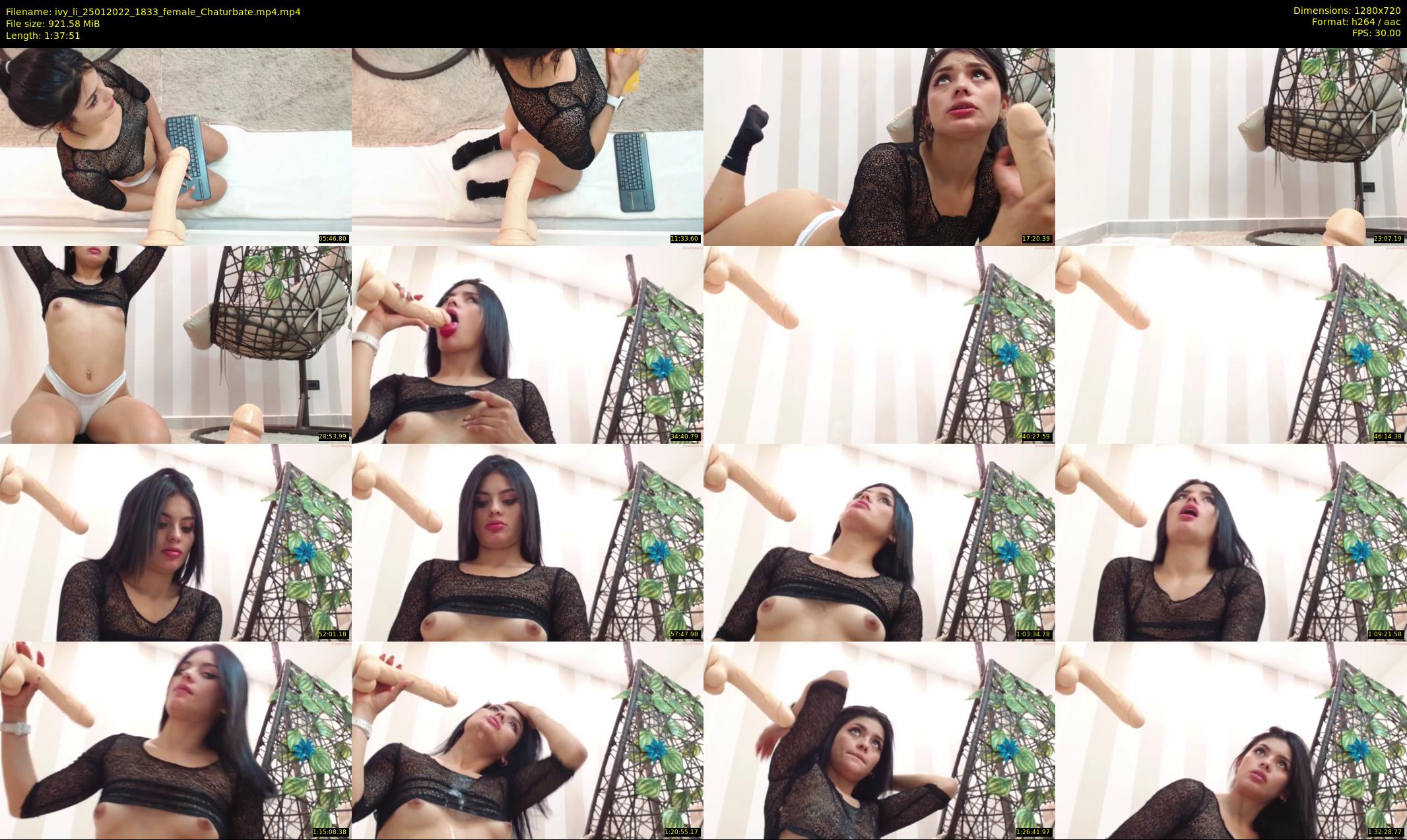 ivy_li — 98 minute Chaturbate female cam show recording, 720p, Jan 25, 2022