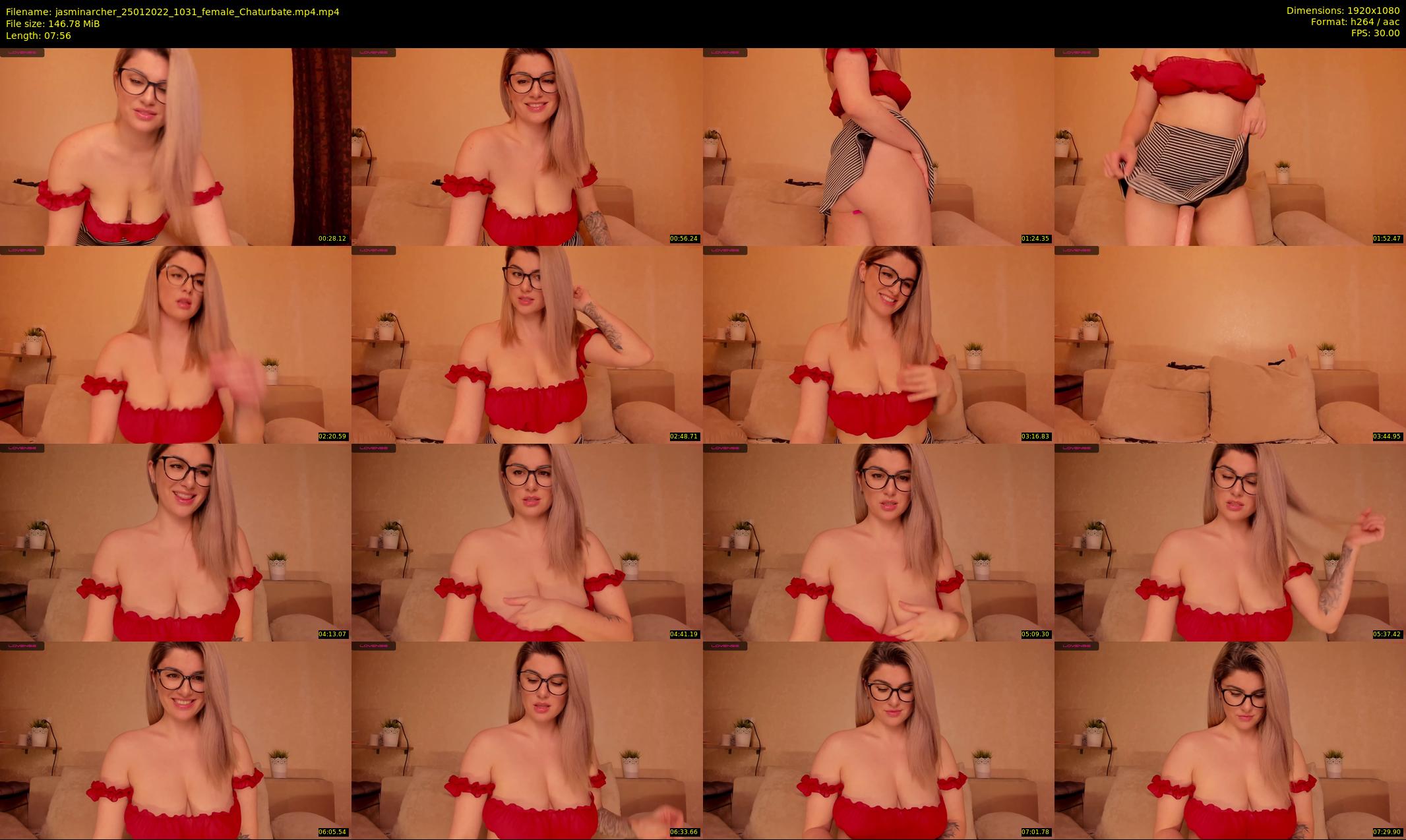 jasminarcher — 8 minute Chaturbate female cam show recording, 1080p, Jan 25, 2022