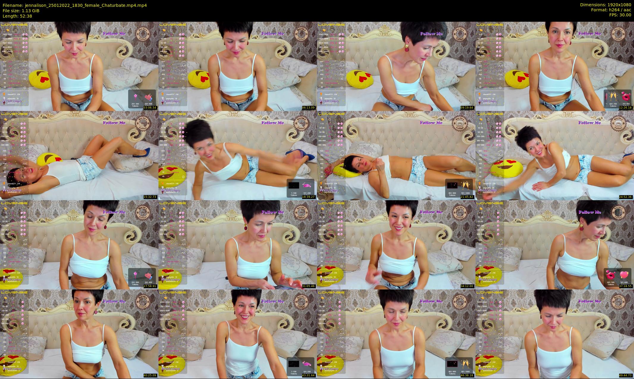 jennalison — 53 minute Chaturbate female cam show recording, 1080p, Jan 25, 2022