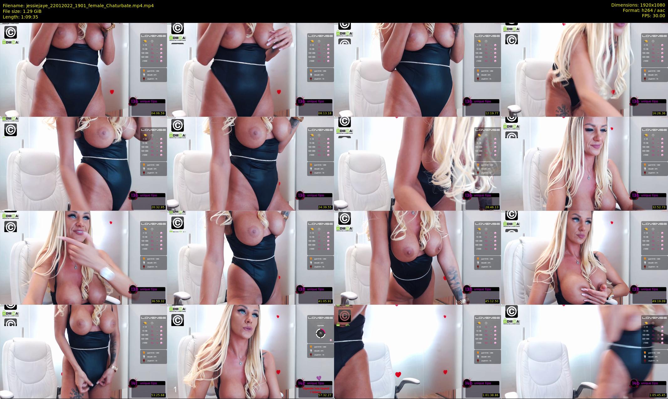 jessiejaye — 70 minute Chaturbate female cam show recording, 1080p, Jan 22, 2022