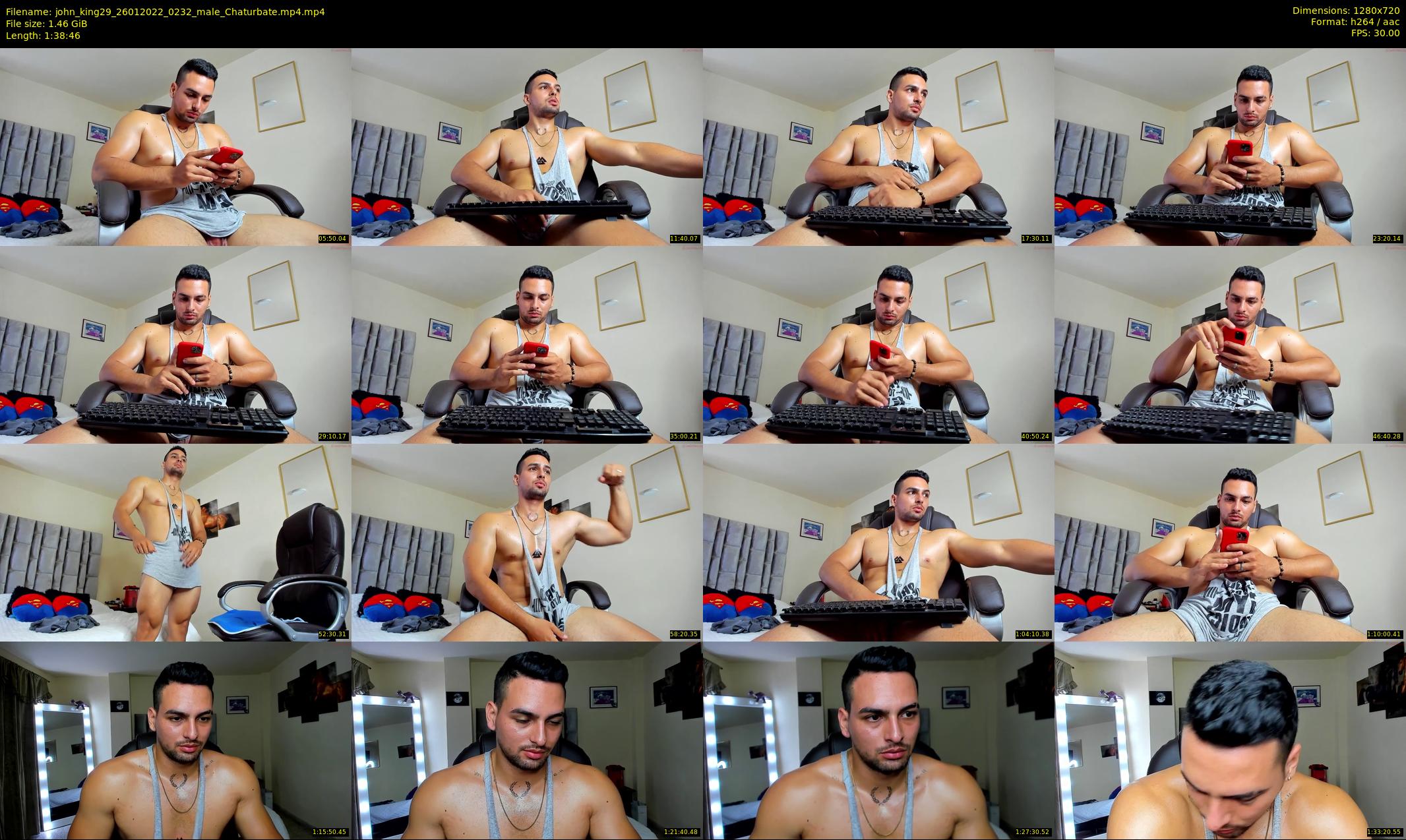 john_king29 — 99 minute Chaturbate male cam show recording, 720p, Jan 26, 2022