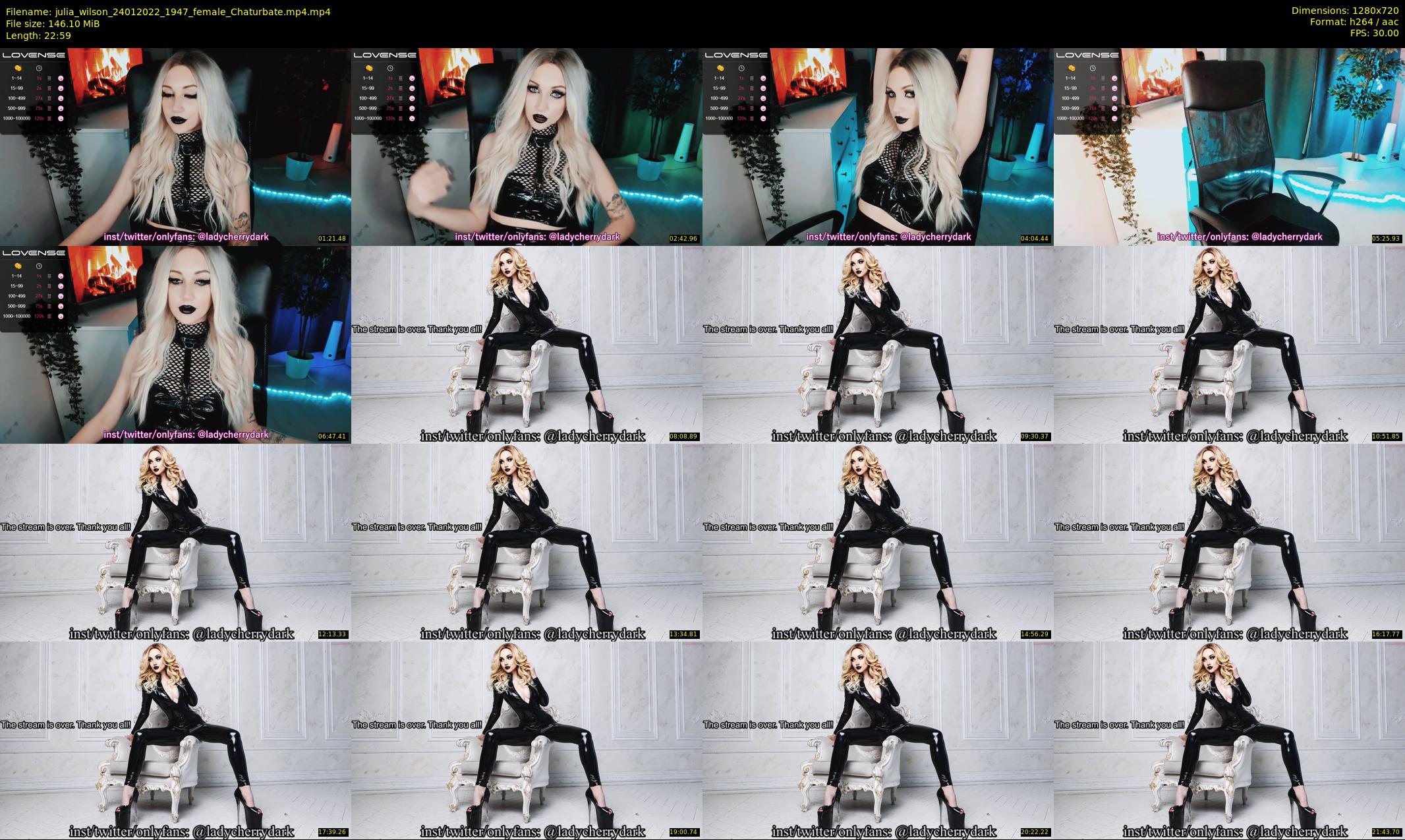 julia_wilson — 23 minute Chaturbate female cam show recording, 720p, Jan 24, 2022