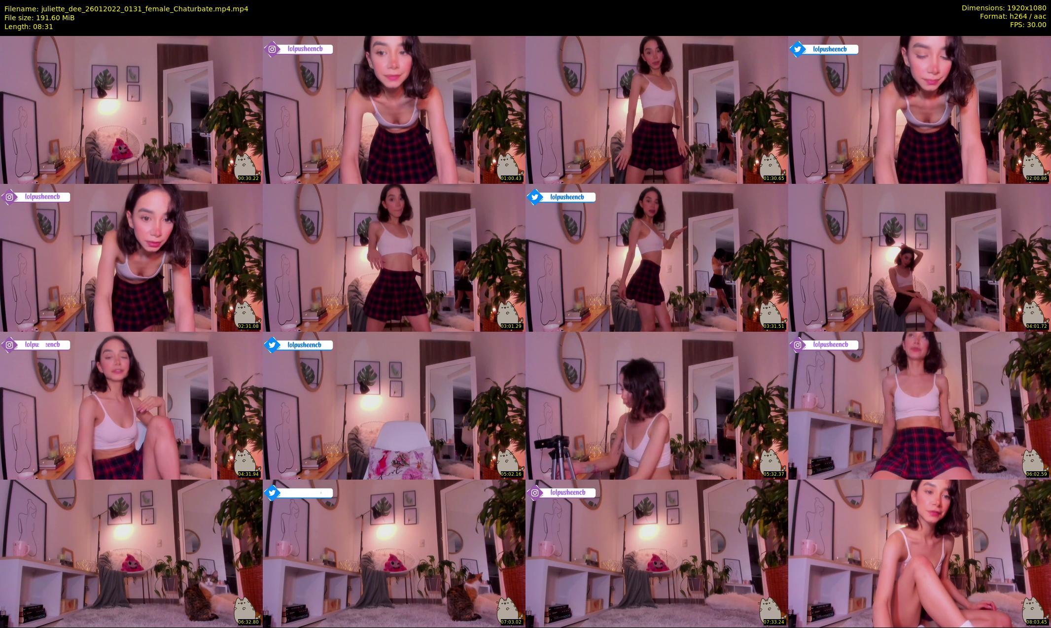 juliette_dee — 9 minute Chaturbate female cam show recording, 1080p, Jan 26, 2022
