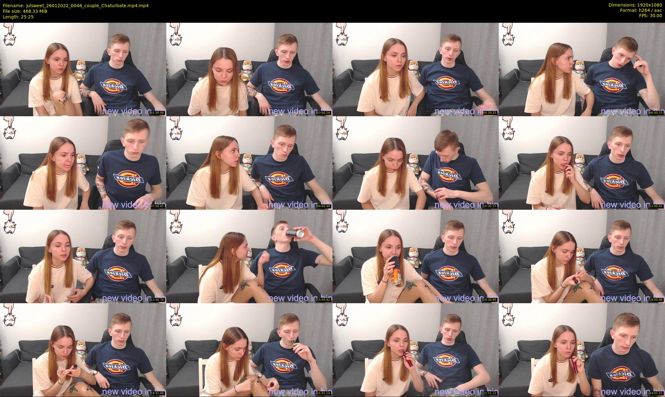 julsweet — 26 minute Chaturbate male cam show recording, 1080p, Jan 26, 2022