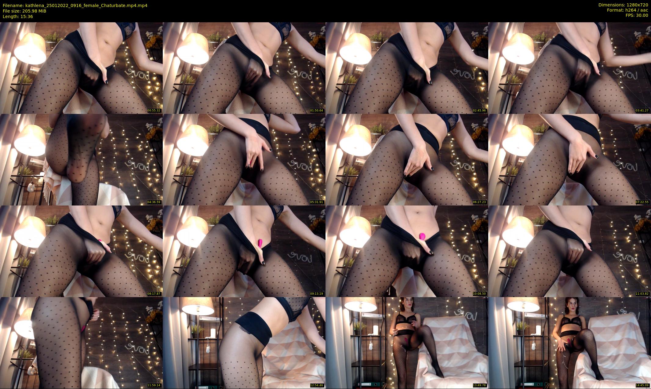 kathlena — 16 minute Chaturbate female cam show recording, 720p, Jan 25, 2022