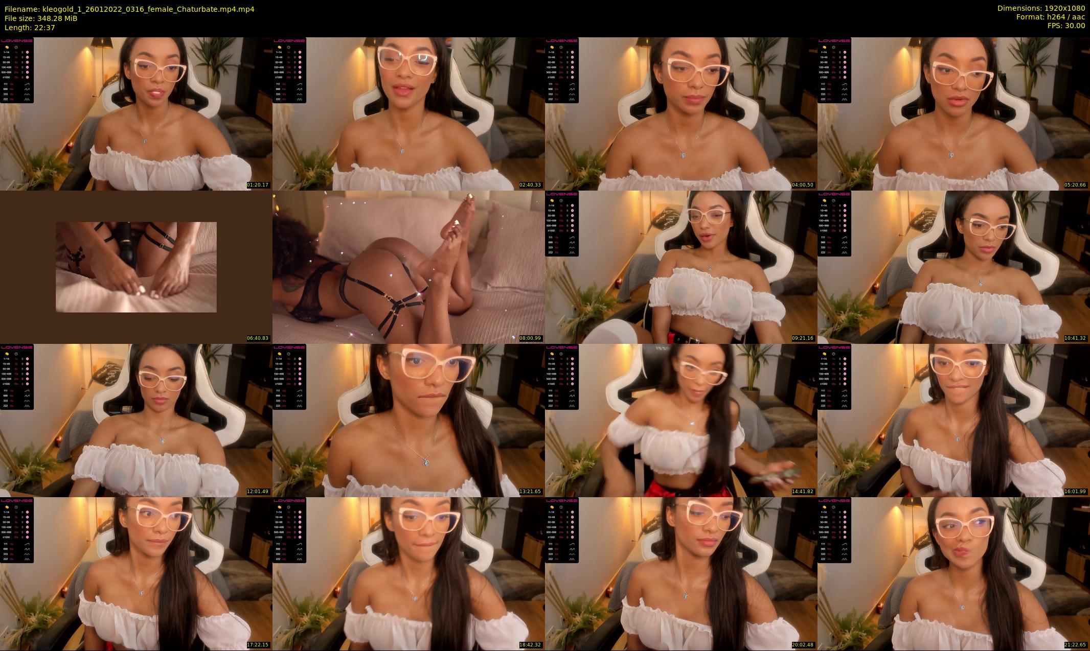 kleogold_1 — 23 minute Chaturbate female cam show recording, 1080p, Jan 26, 2022