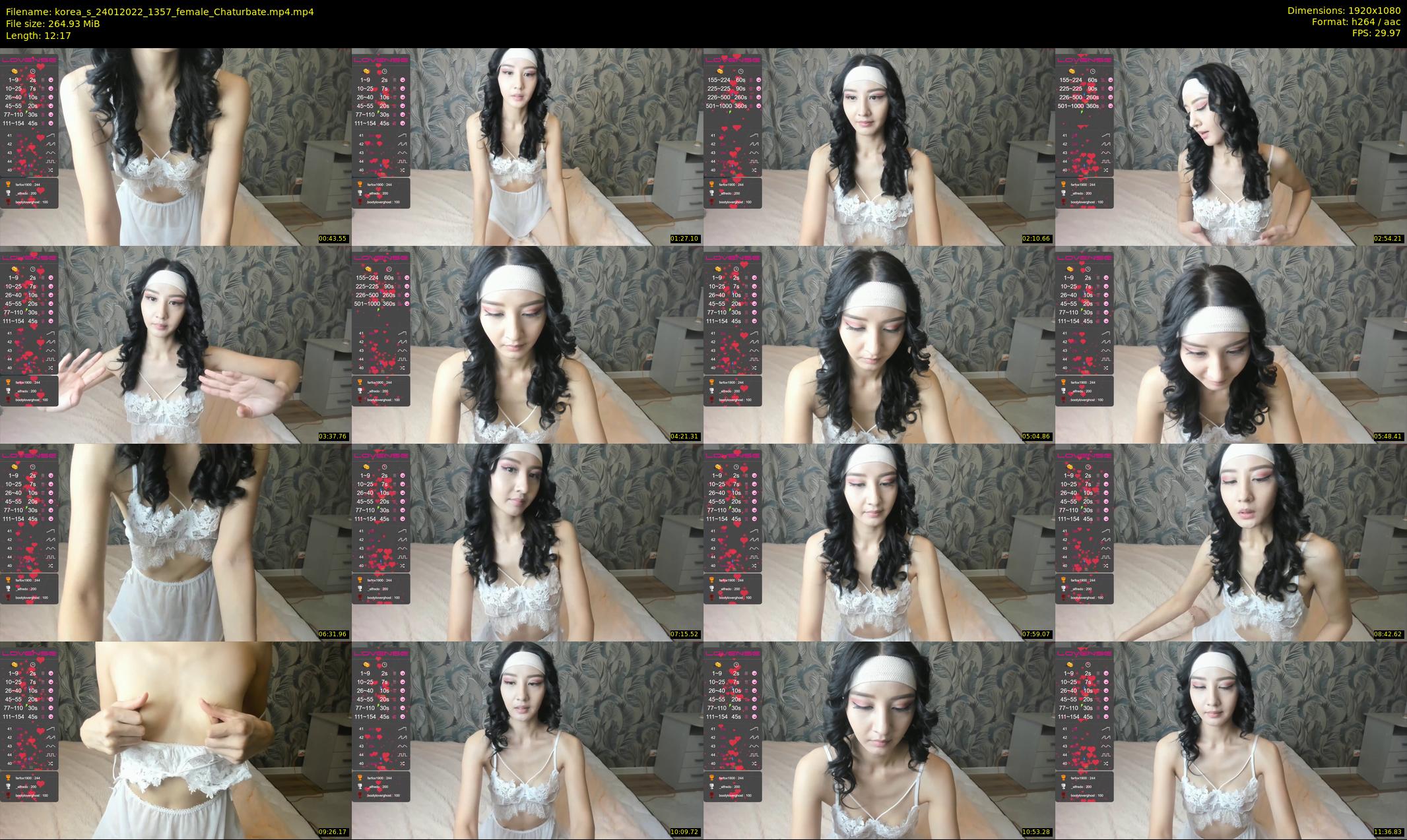 korea_s — 13 minute Chaturbate female cam show recording, 1080p, Jan 24, 2022