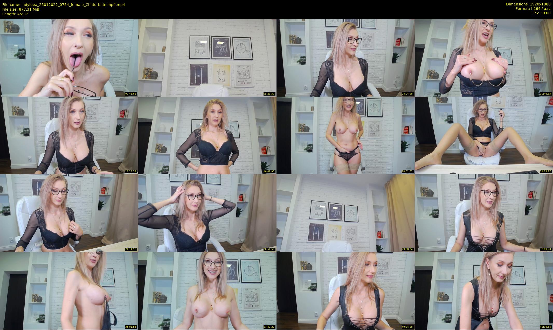 ladyleea — 46 minute Chaturbate female cam show recording, 1080p, Jan 25, 2022