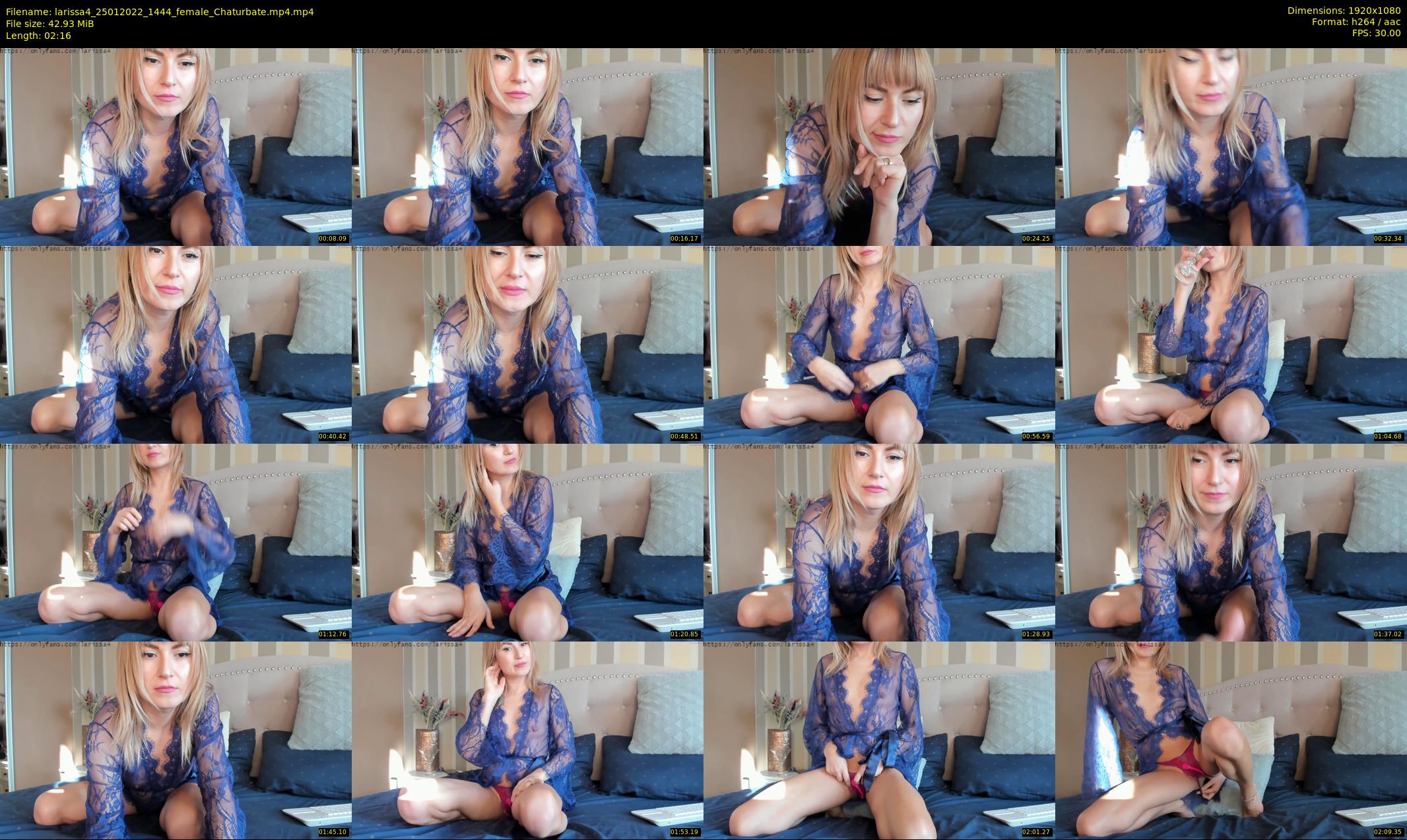 larissa4 — 3 minute Chaturbate female cam show recording, 1080p, Jan 25, 2022