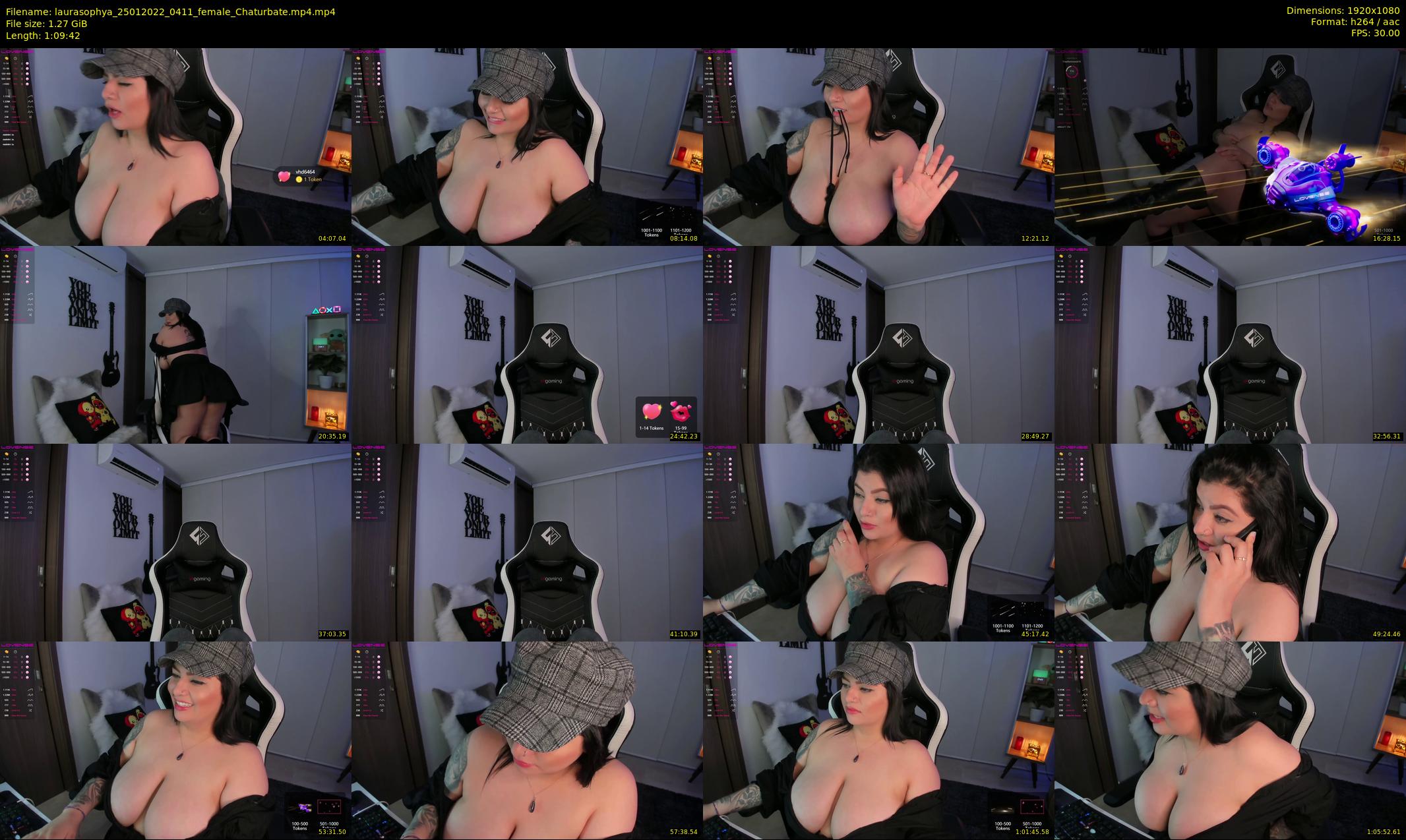 laurasophya — 70 minute Chaturbate female cam show recording, 1080p, Jan 25, 2022