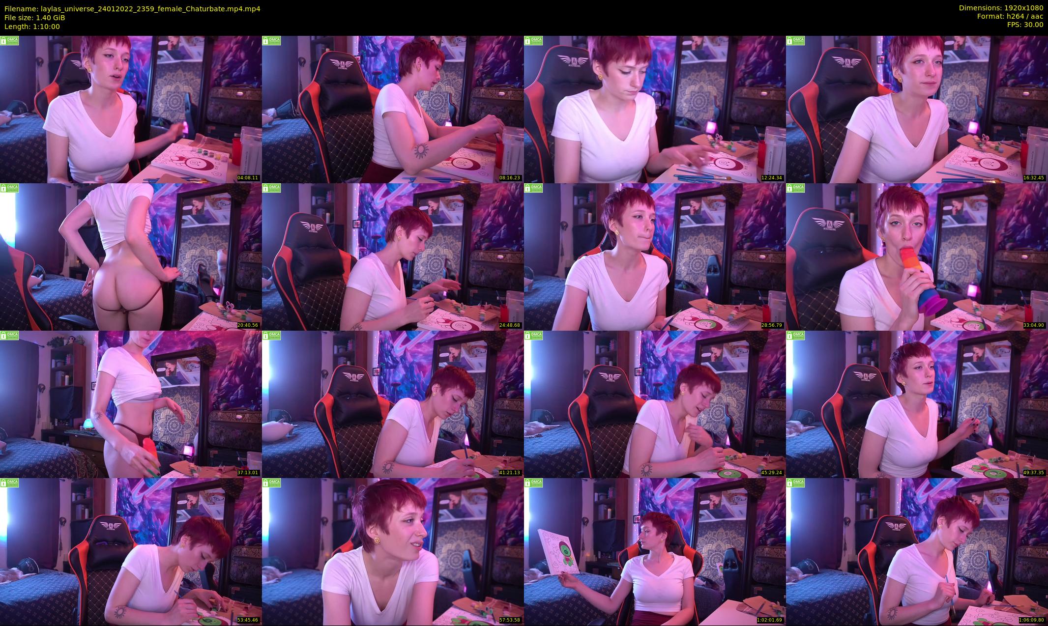 laylas_universe — 70 minute Chaturbate female cam show recording, 1080p, Jan 24, 2022