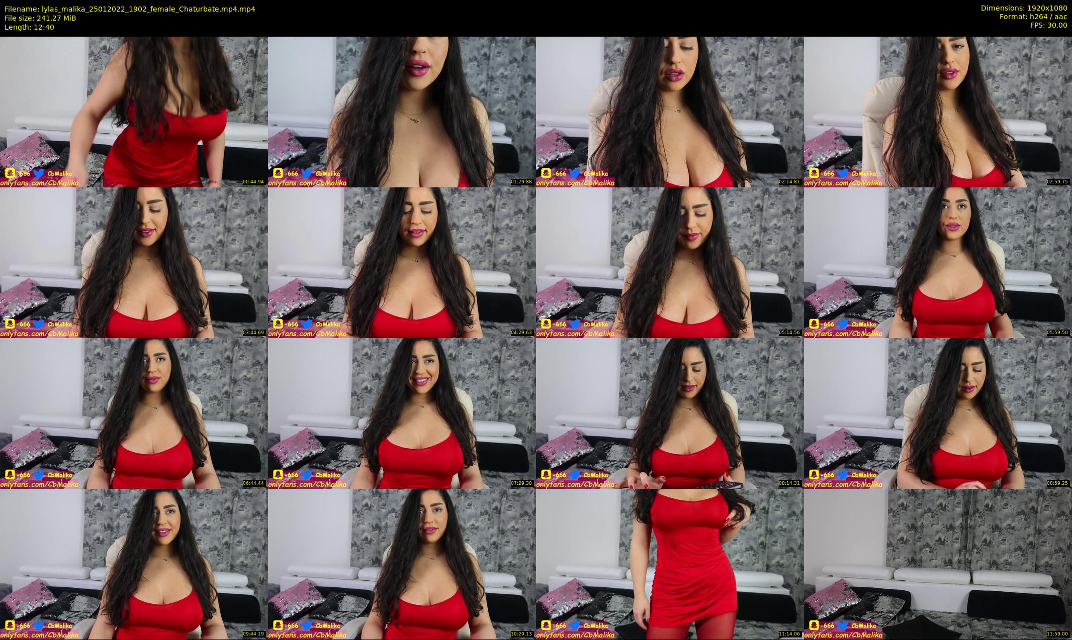 lylas_malika — 13 minute Chaturbate female cam show recording, 1080p, Jan 25, 2022