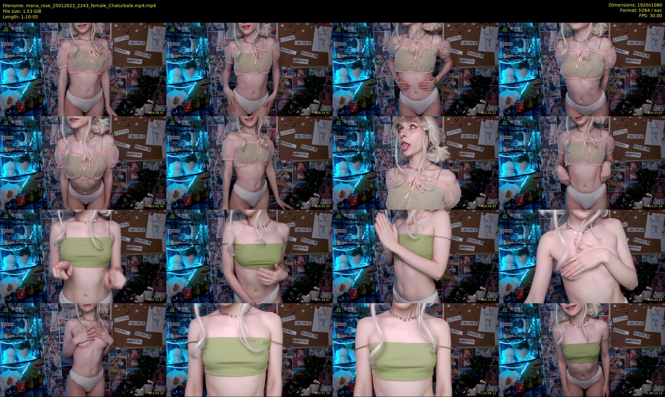 mana_rose — 71 minute Chaturbate female cam show recording, 1080p, Jan 25, 2022
