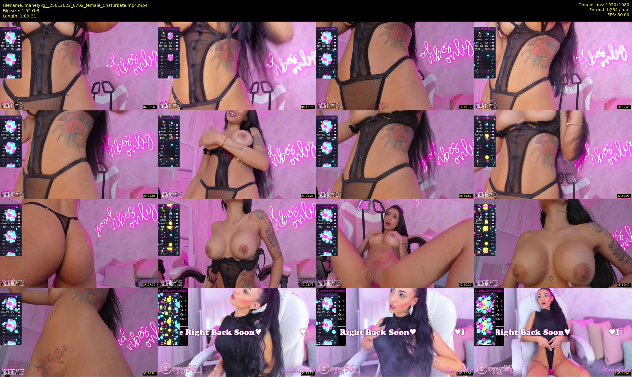 manelykg_ — 70 minute Chaturbate female cam show recording, 1080p, Jan 25, 2022