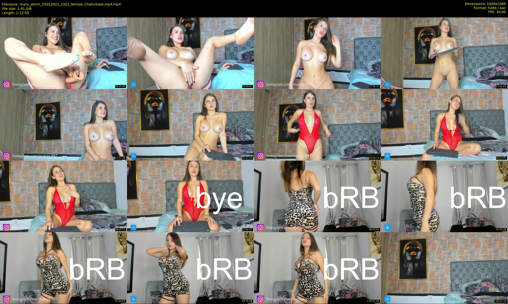 mara_storm — 73 minute Chaturbate female cam show recording, 1080p, Jan 25, 2022
