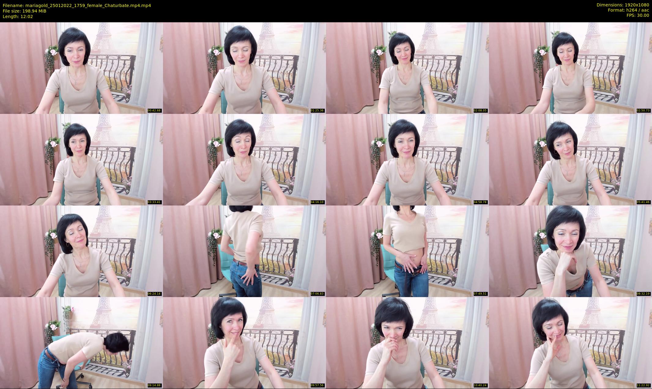mariagold — 13 minute Chaturbate female cam show recording, 1080p, Jan 25, 2022