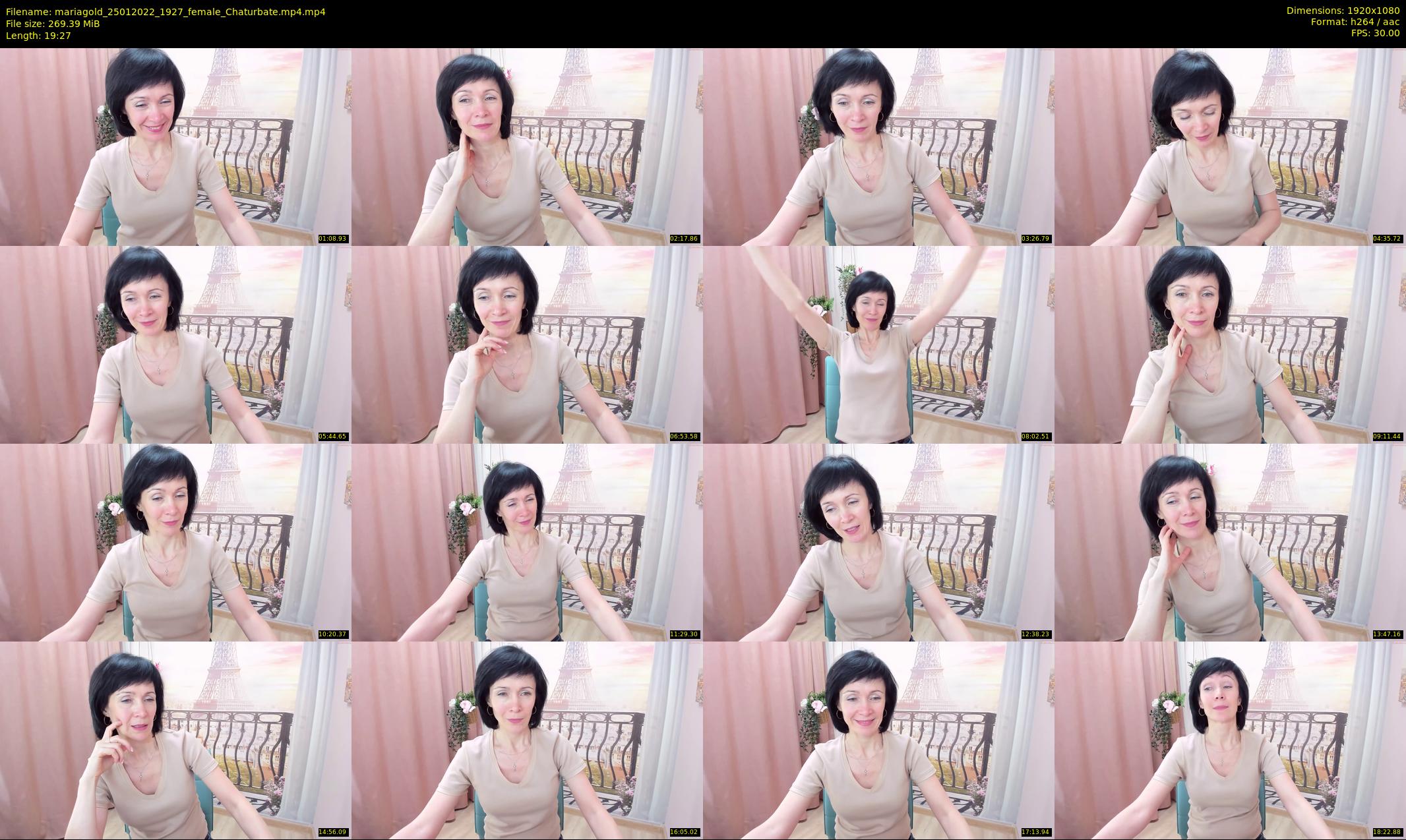 mariagold — 20 minute Chaturbate female cam show recording, 1080p, Jan 25, 2022