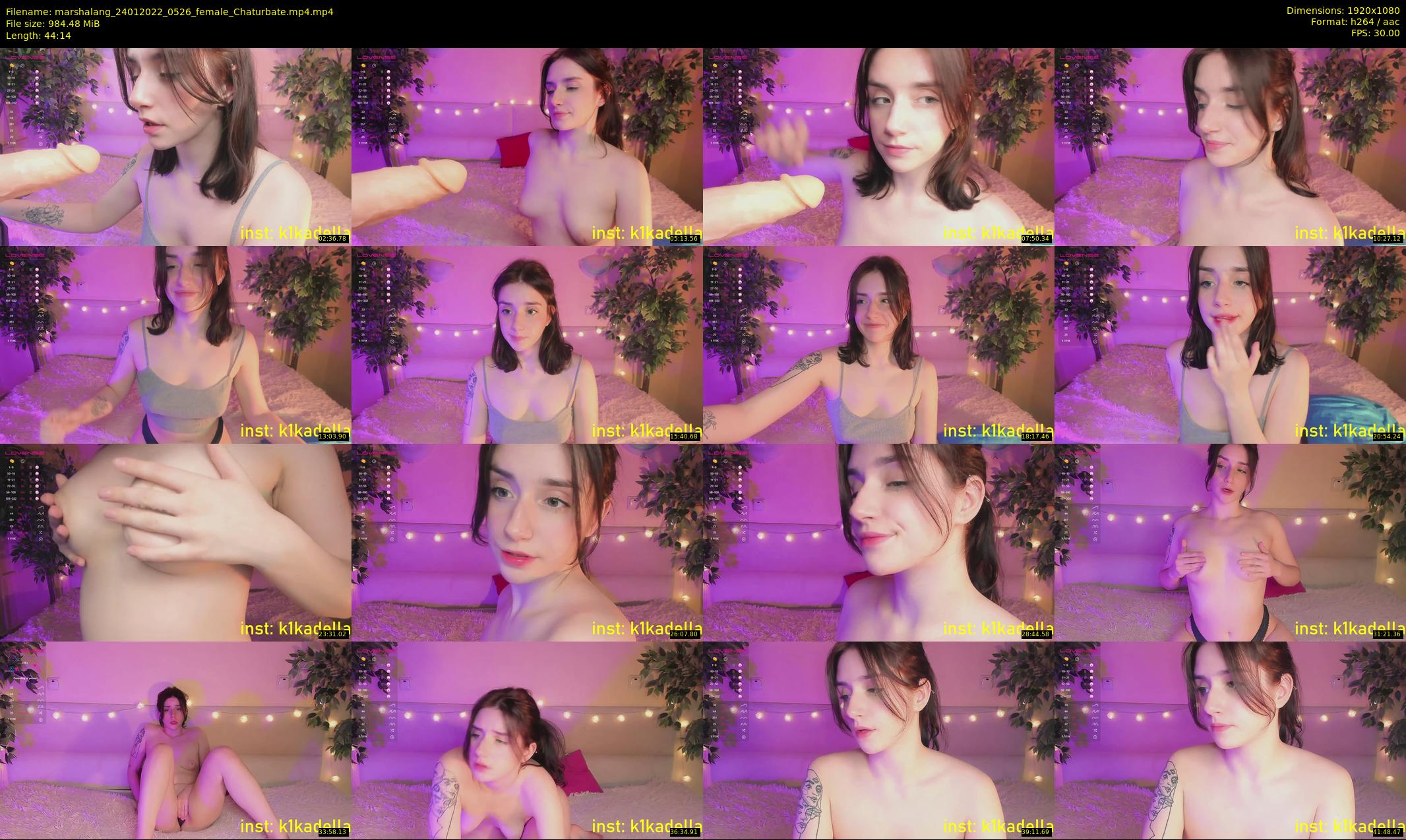 marshalang — 45 minute Chaturbate couple cam show recording, 1080p, Jan 24, 2022