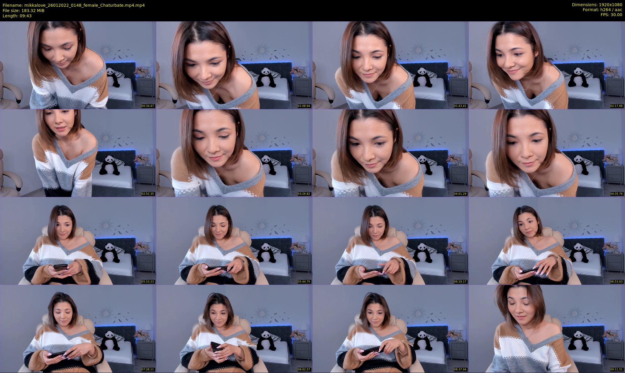mikkalove — 10 minute Chaturbate female cam show recording, 1080p, Jan 26, 2022