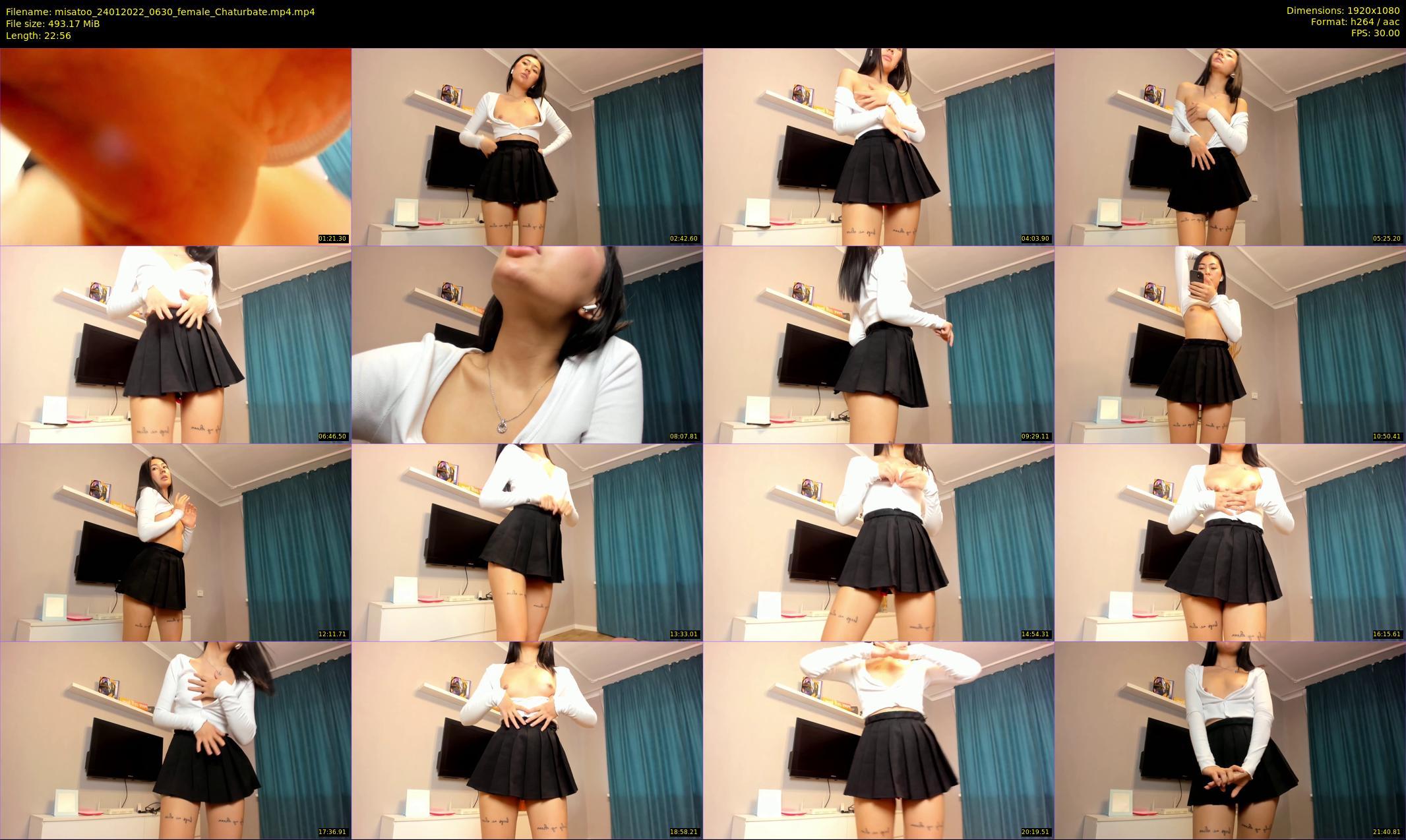 misatoo — 23 minute Chaturbate female cam show recording, 1080p, Jan 24, 2022