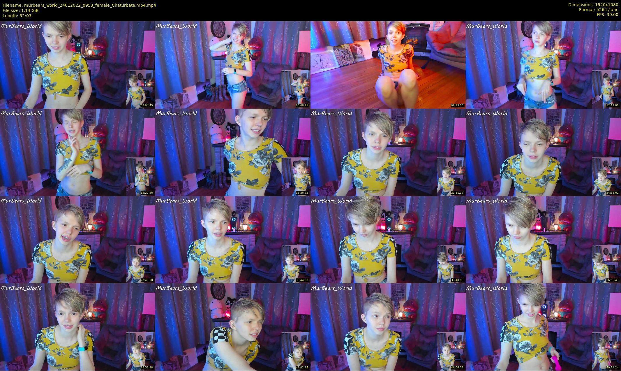 murbears_world — 53 minute Chaturbate female cam show recording, 1080p, Jan 24, 2022