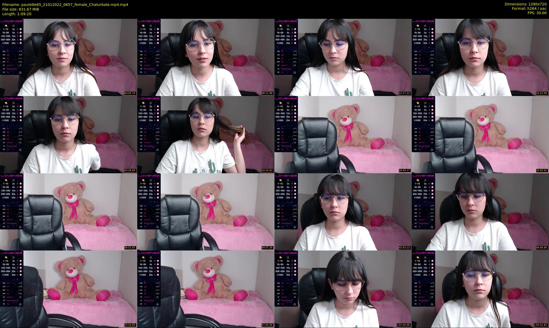 paulette65 — 70 minute Chaturbate female cam show recording, 720p, Jan 21, 2022