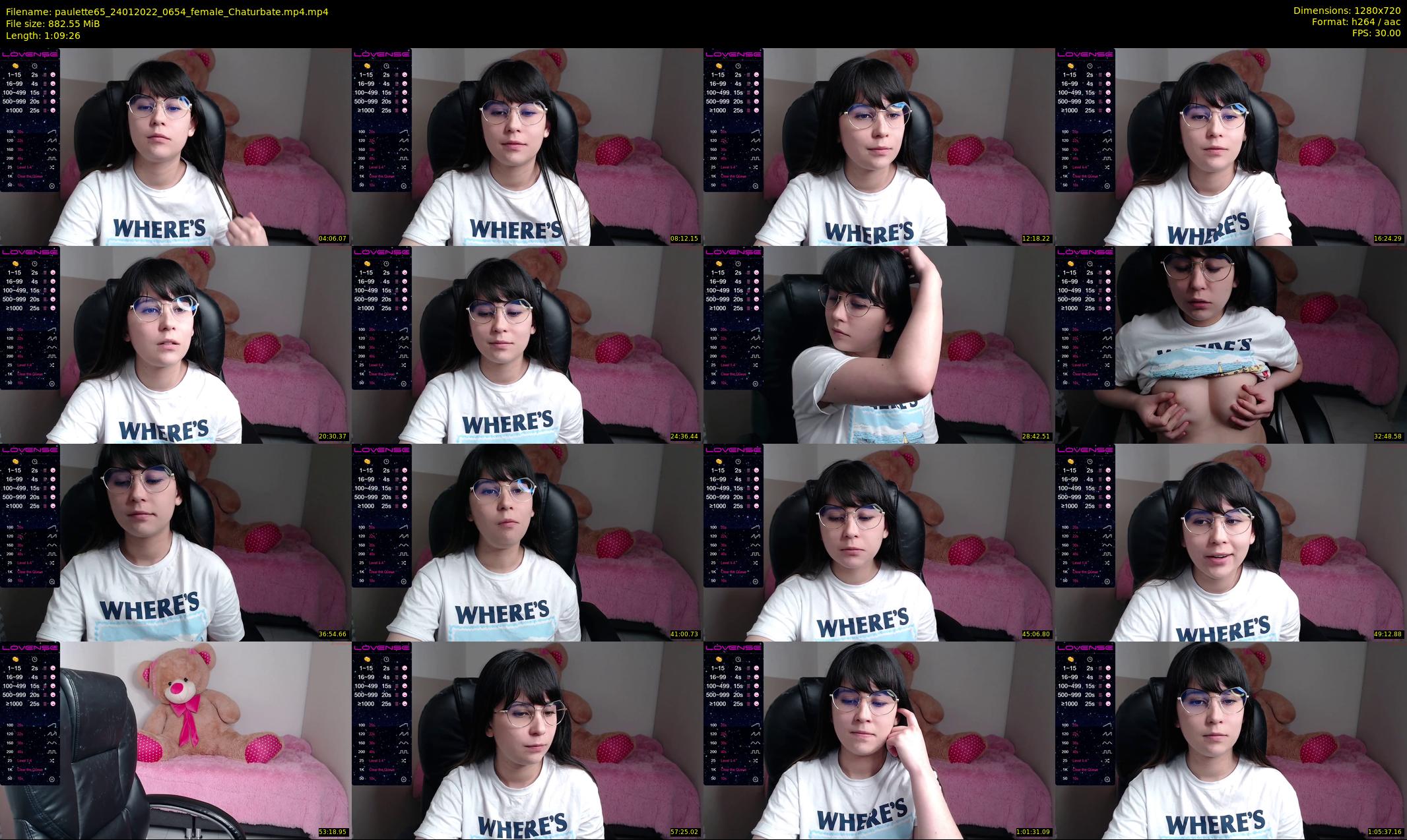paulette65 — 70 minute Chaturbate female cam show recording, 720p, Jan 24, 2022