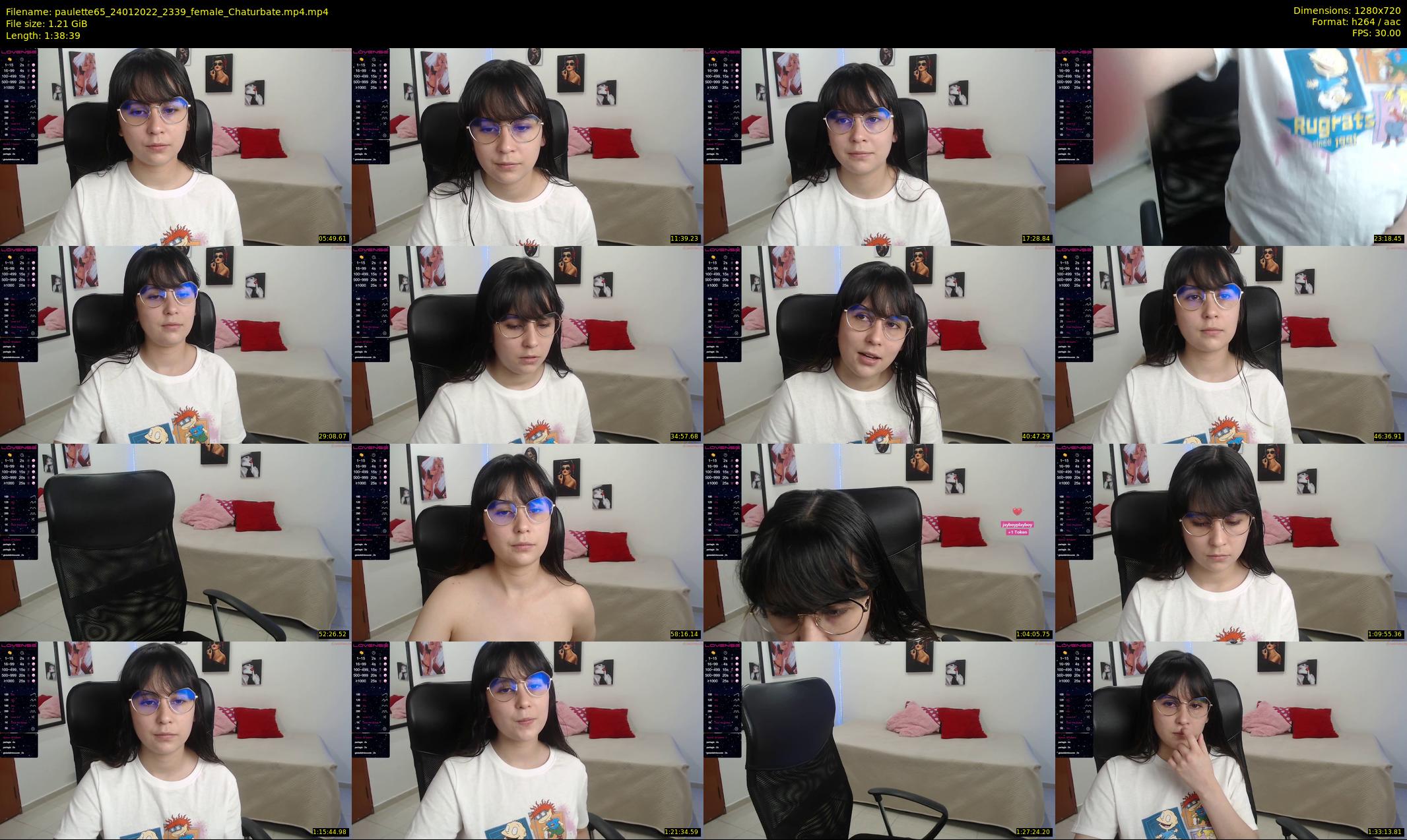 paulette65 — 99 minute Chaturbate female cam show recording, 720p, Jan 24, 2022