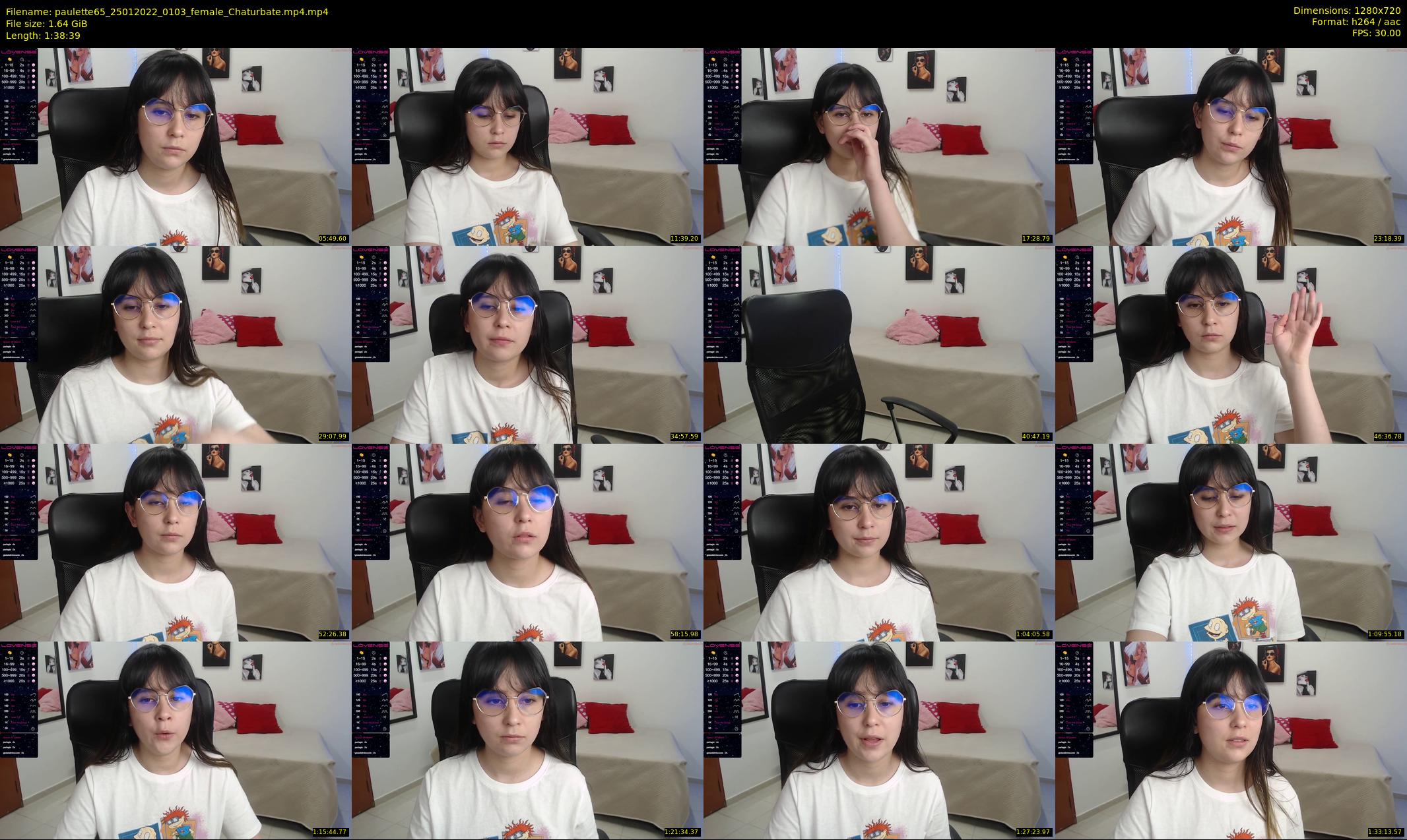 paulette65 — 99 minute Chaturbate female cam show recording, 720p, Jan 25, 2022