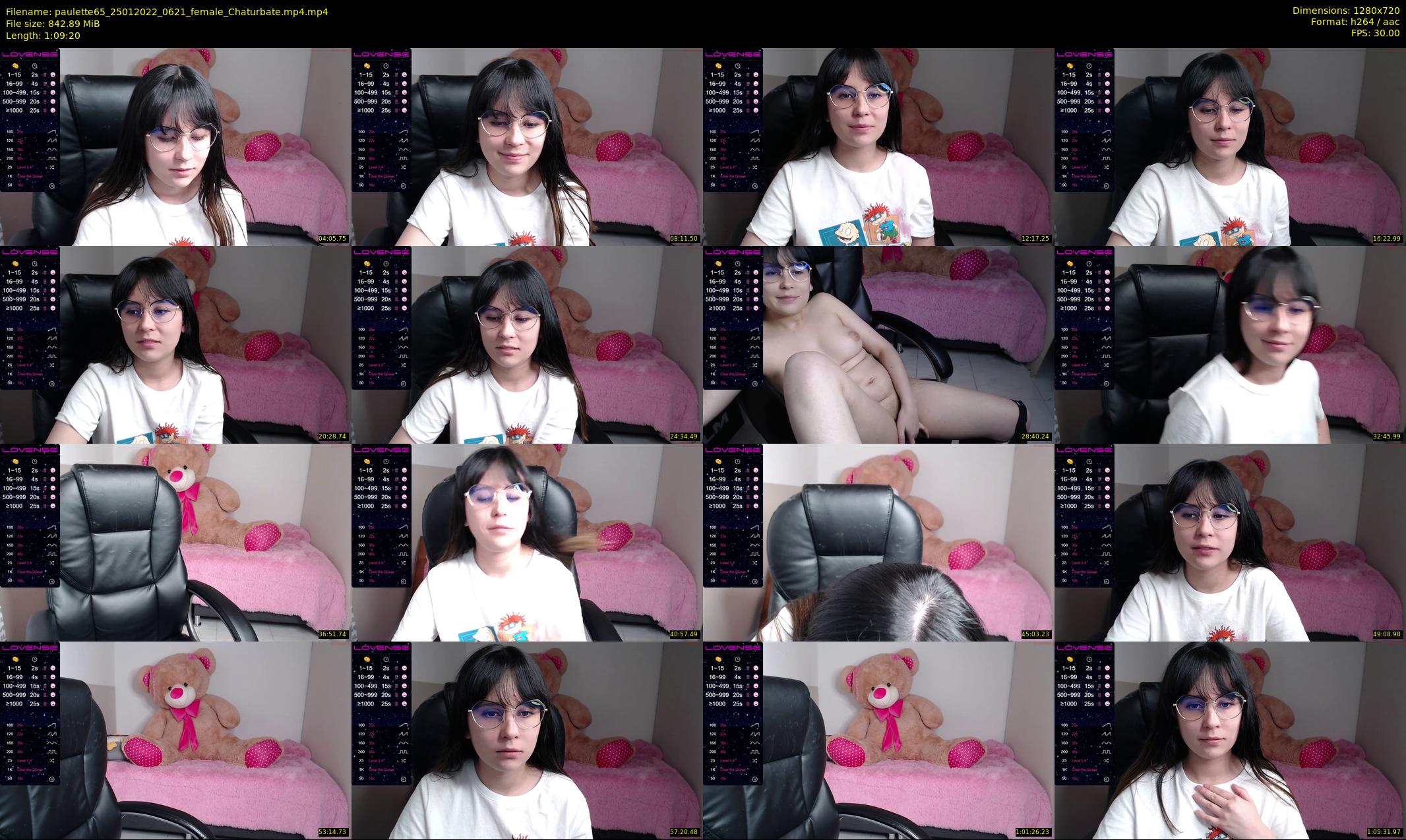 paulette65 — 70 minute Chaturbate female cam show recording, 720p, Jan 25, 2022