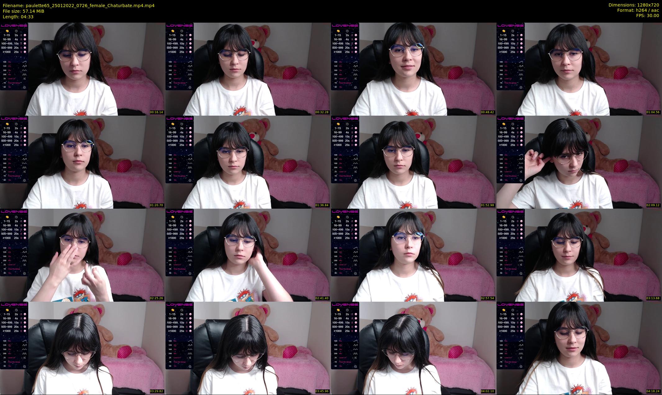 paulette65 — 5 minute Chaturbate female cam show recording, 720p, Jan 25, 2022