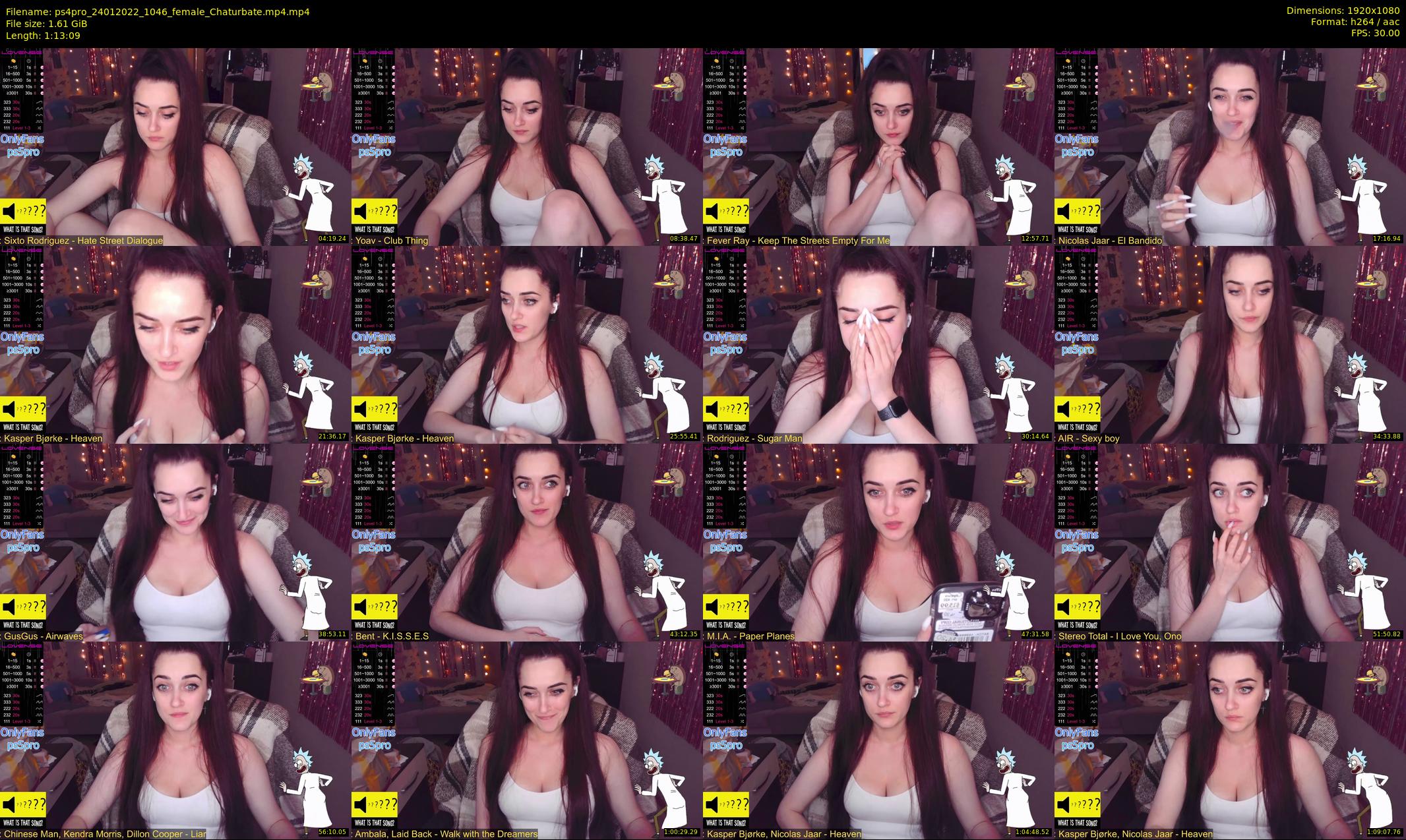 ps4pro — 74 minute Chaturbate female cam show recording, 1080p, Jan 24, 2022