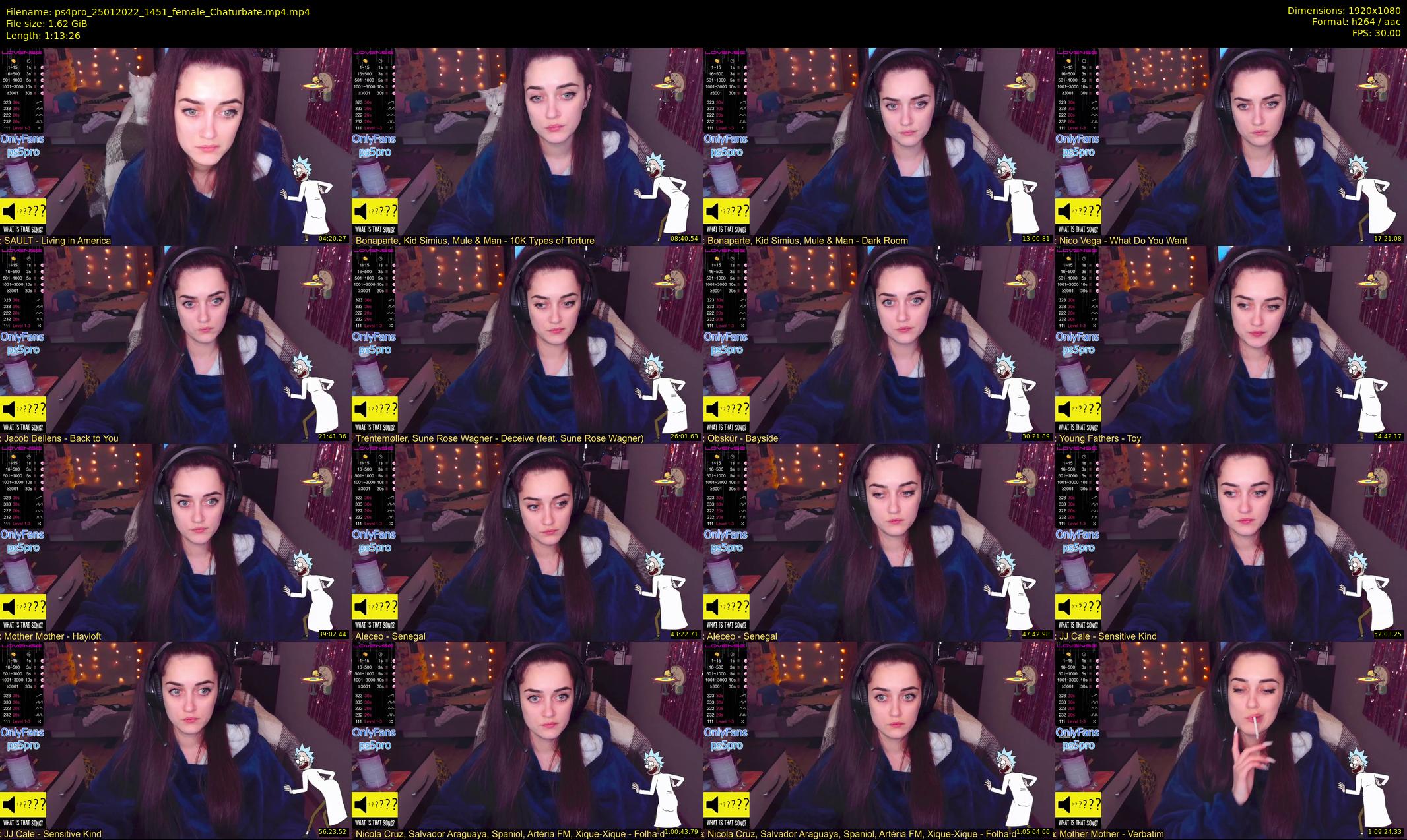 ps4pro — 74 minute Chaturbate female cam show recording, 1080p, Jan 25, 2022