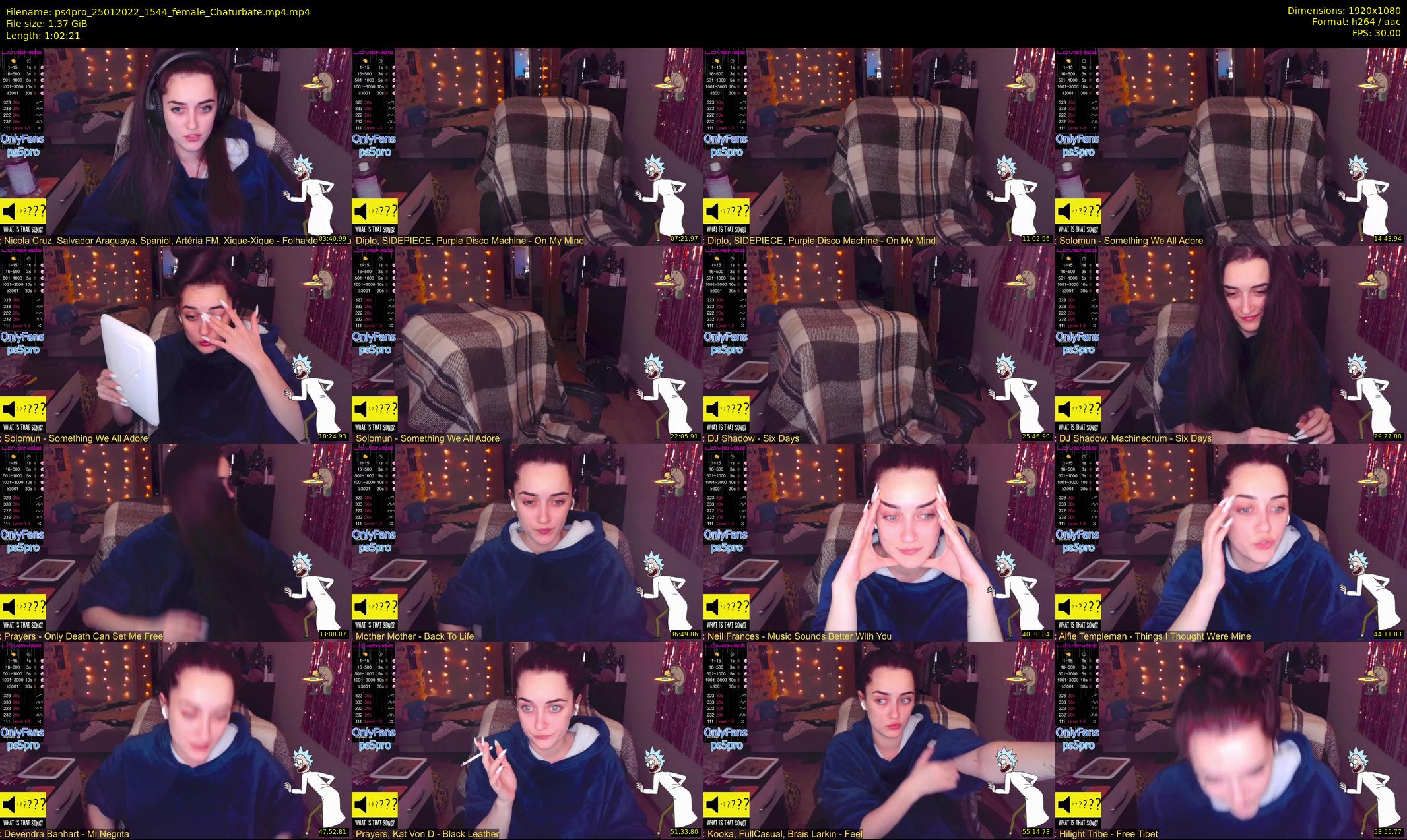 ps4pro — 63 minute Chaturbate female cam show recording, 1080p, Jan 25, 2022