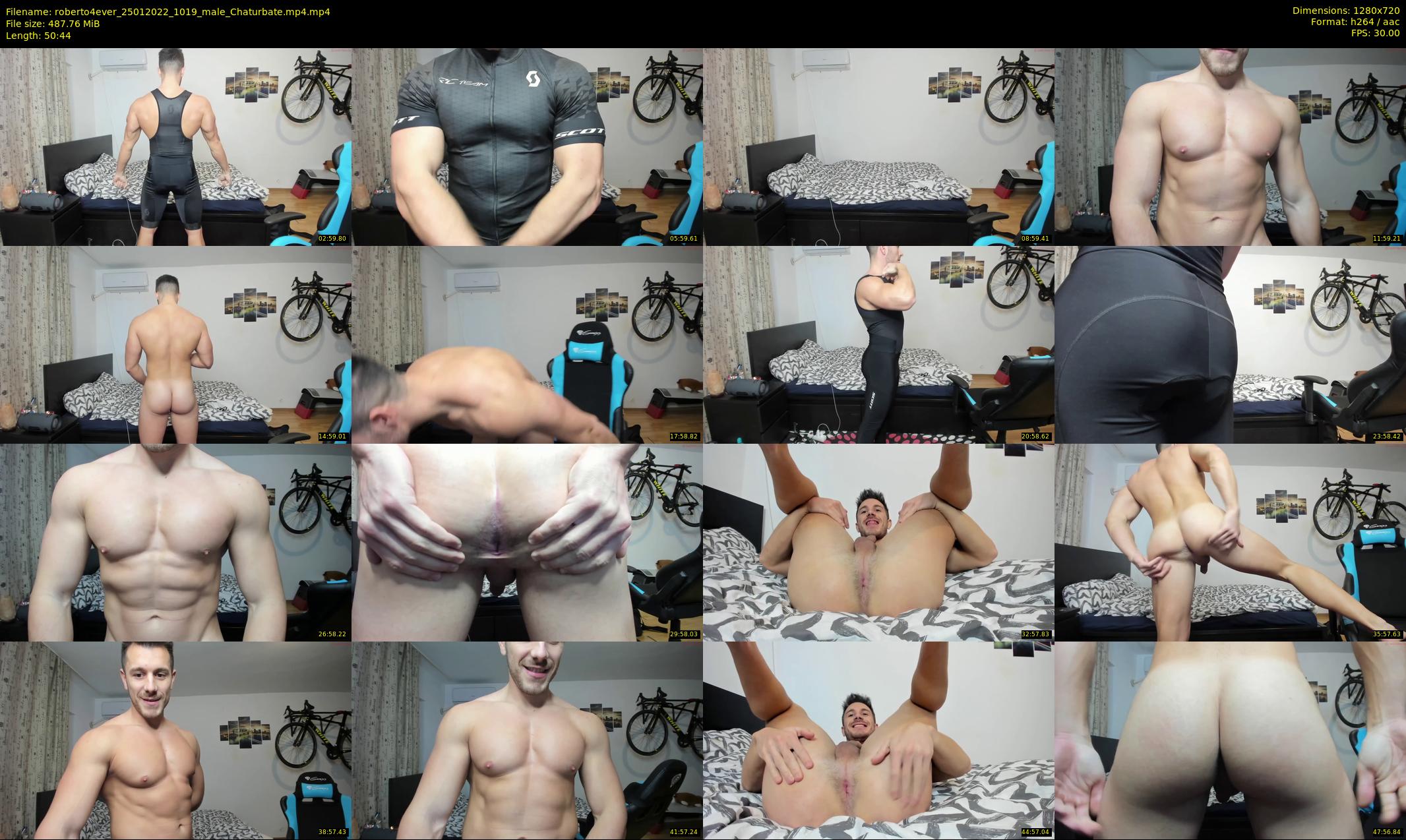 roberto4ever — 51 minute Chaturbate male cam show recording, 720p, Jan 25, 2022